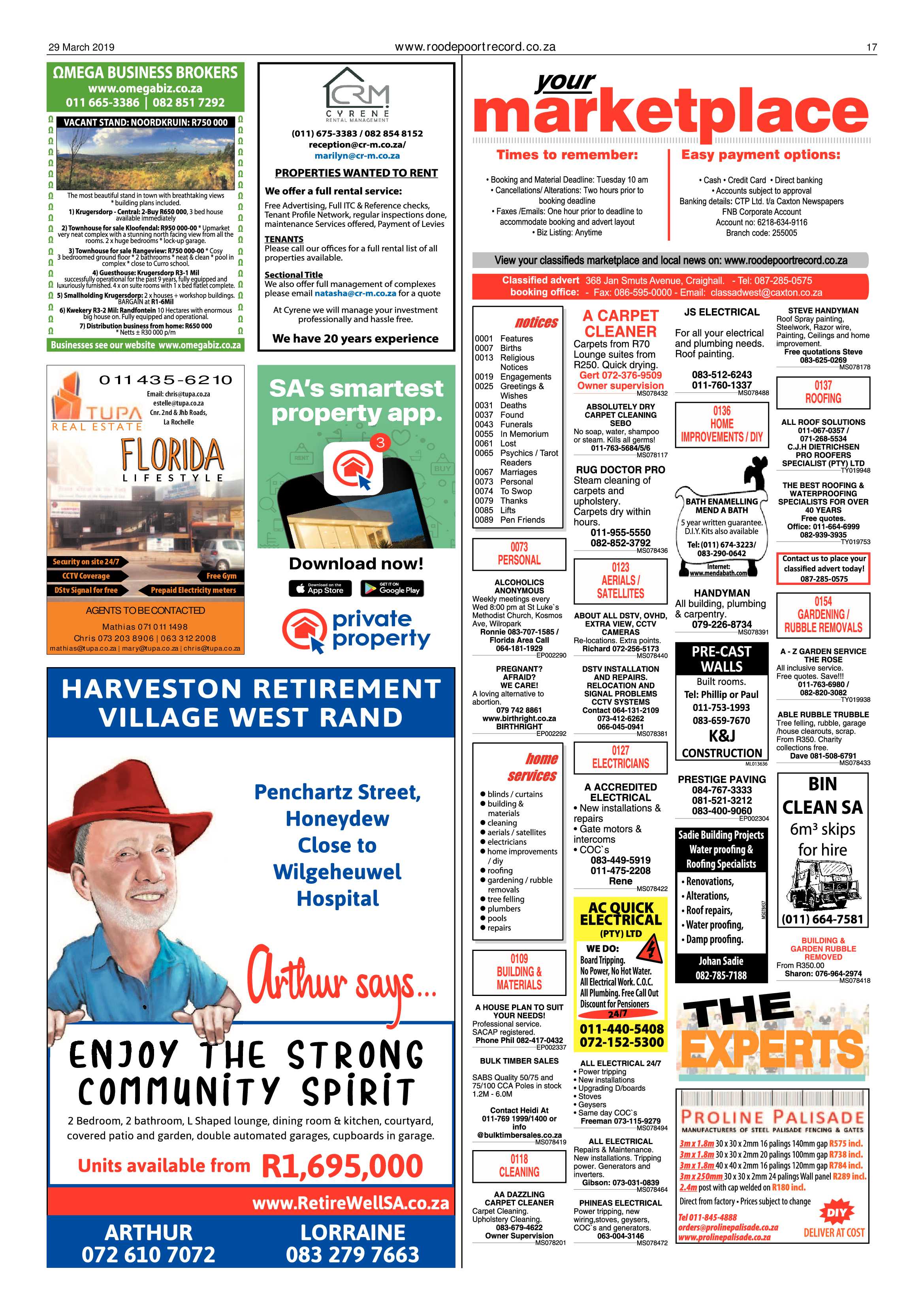 Roodepoort Record 29 March 2019 page 17