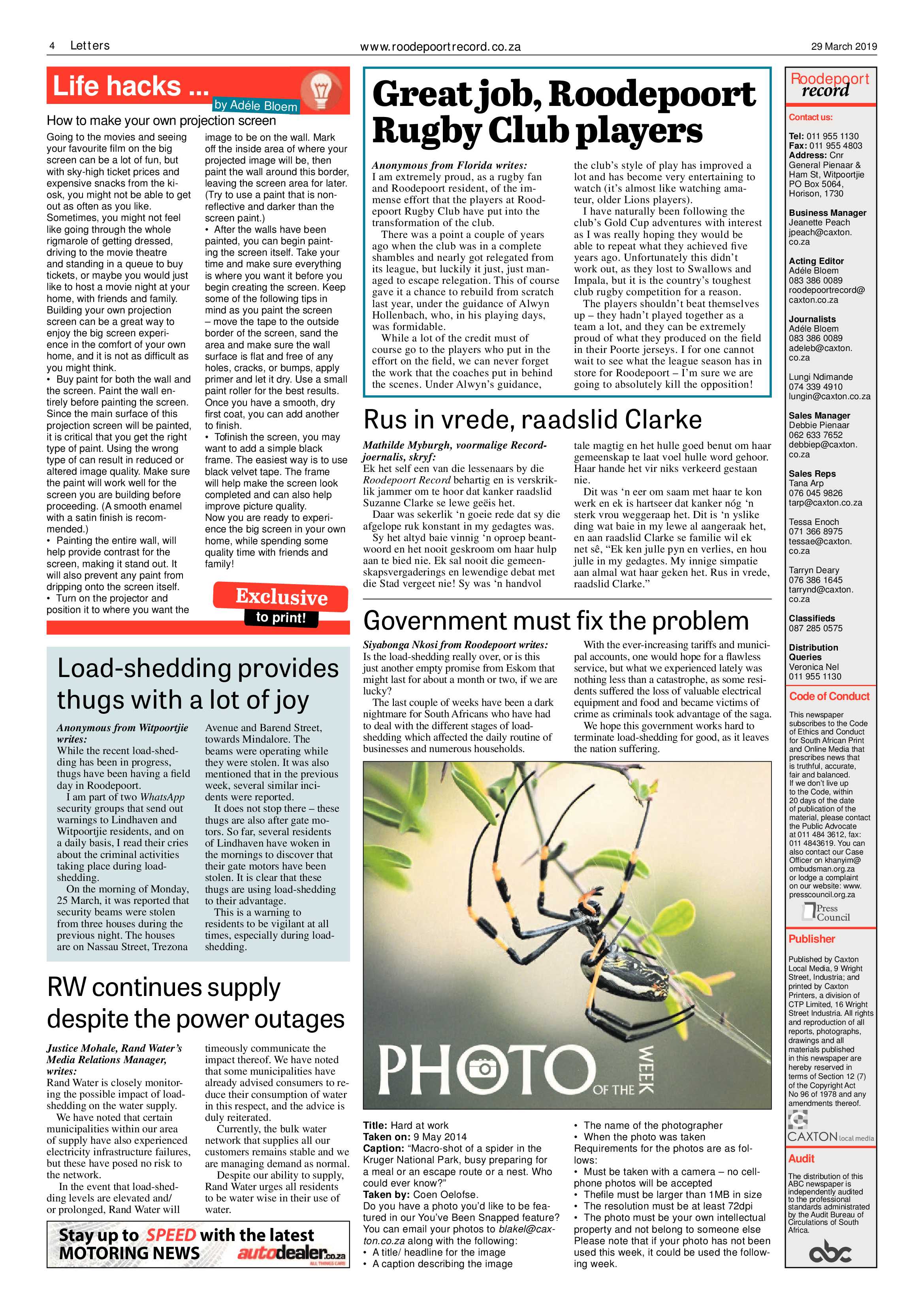 Roodepoort Record 29 March 2019 page 4
