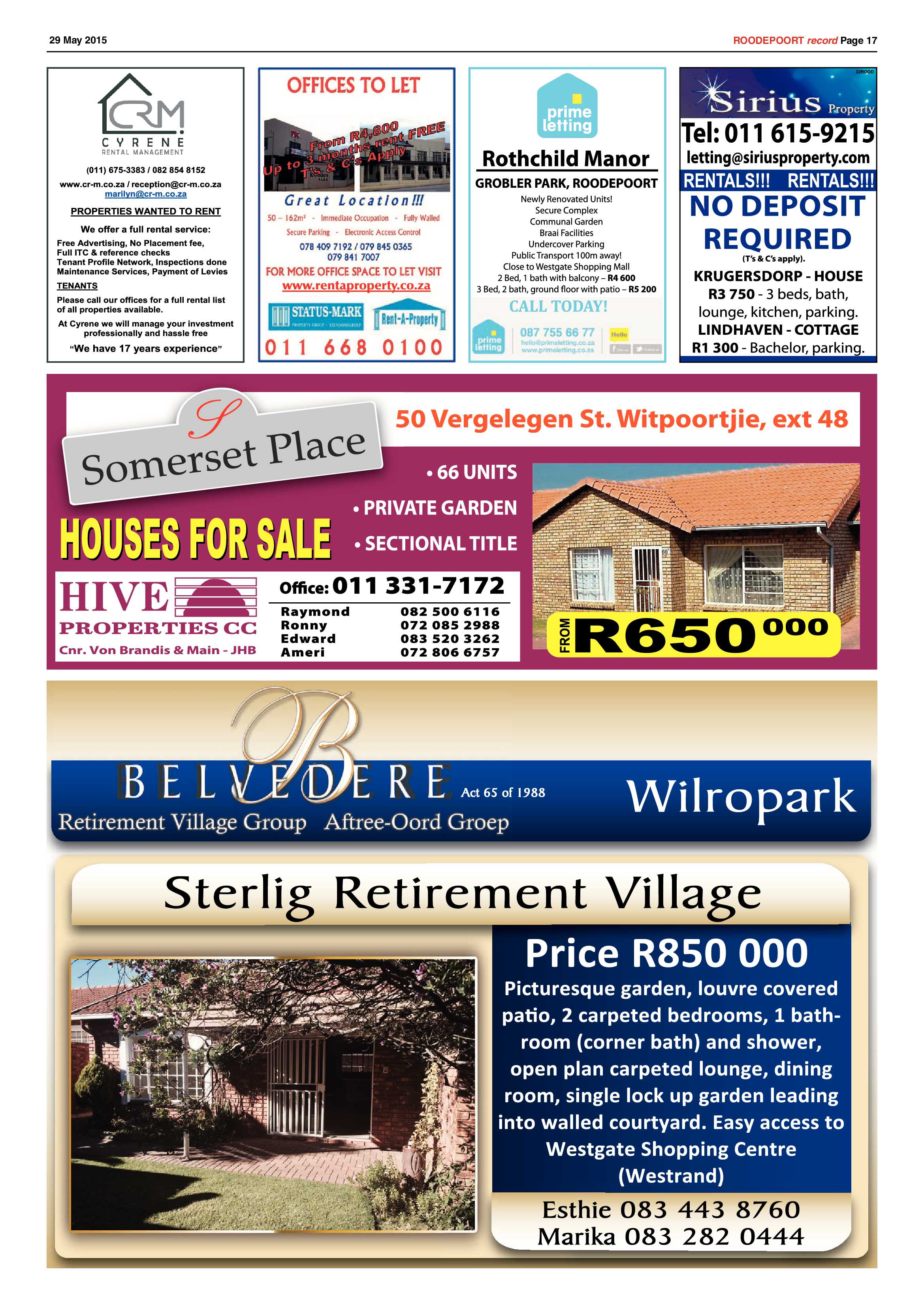 Roodepoort Record 29 May 2015 page 17
