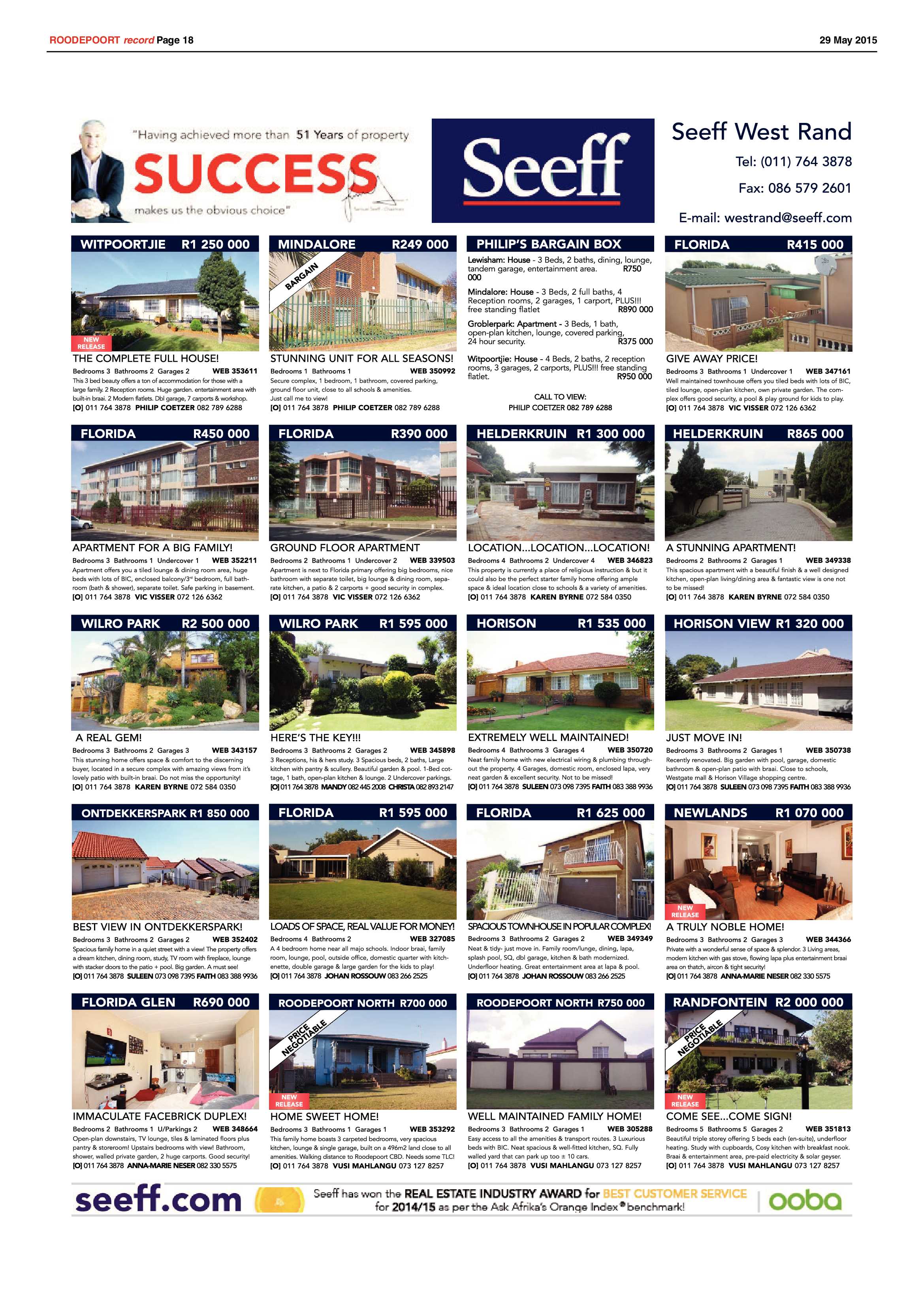 Roodepoort Record 29 May 2015 page 18