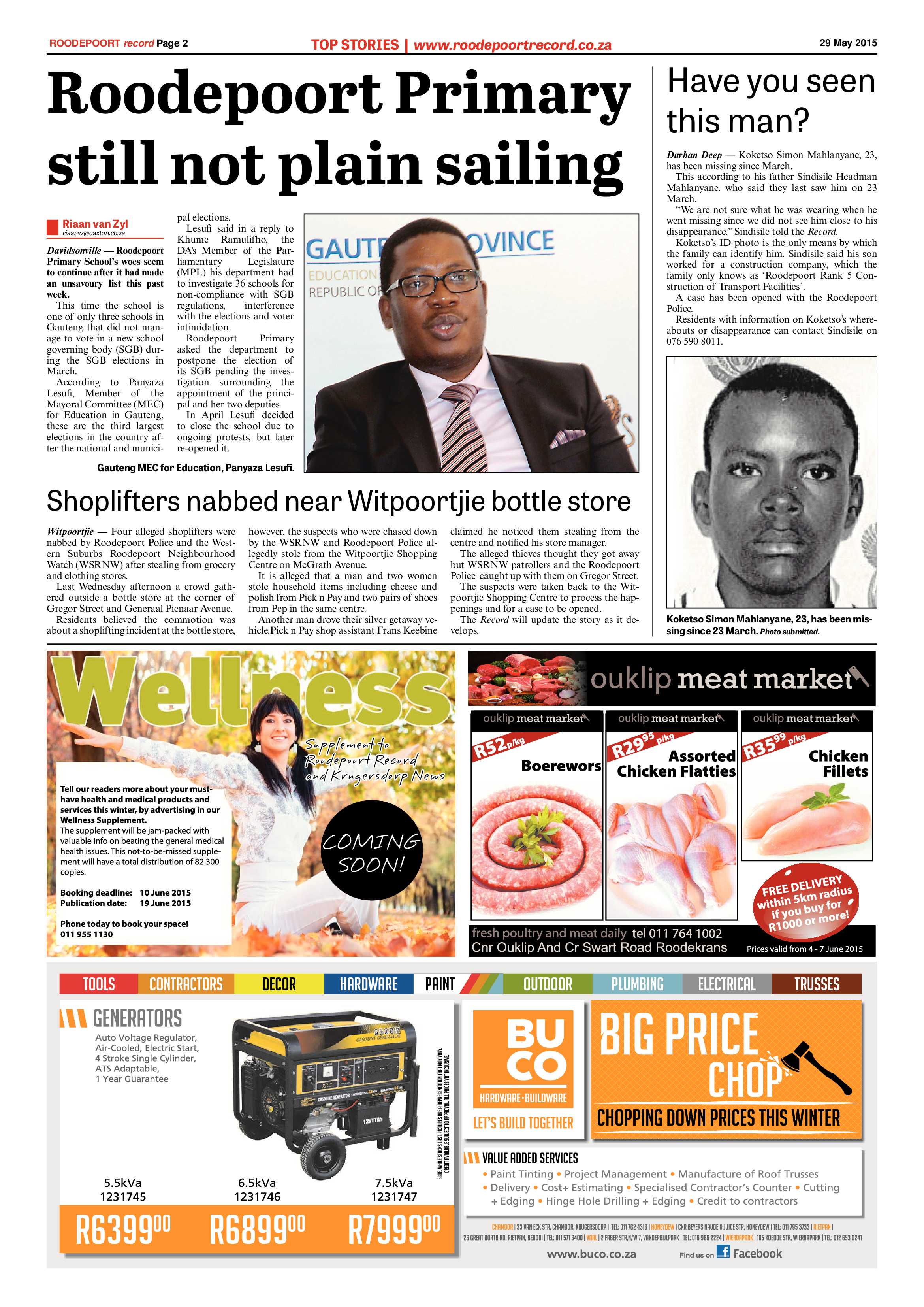 Roodepoort Record 29 May 2015 page 2
