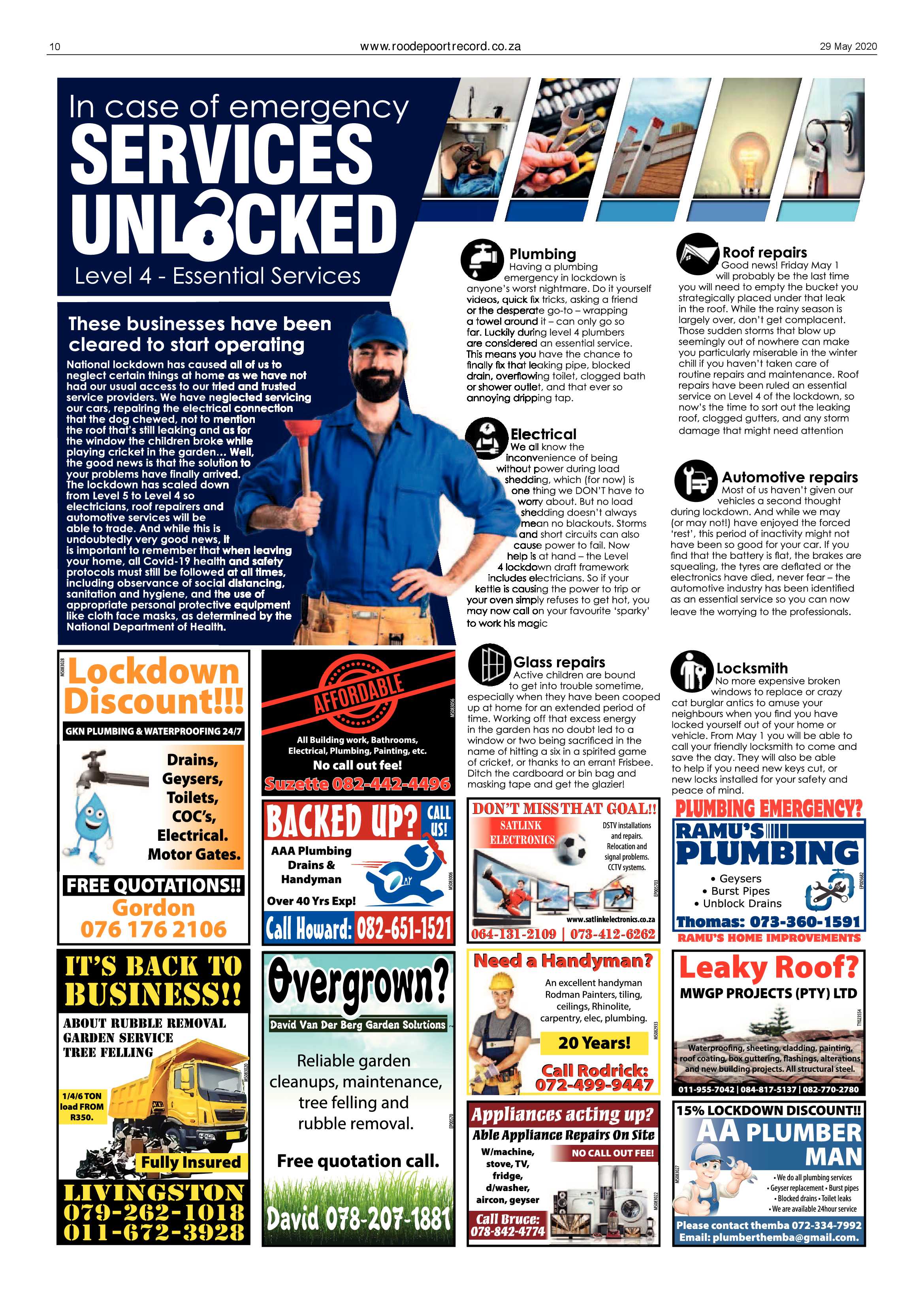 Roodepoort Record 29 May 2020 page 10