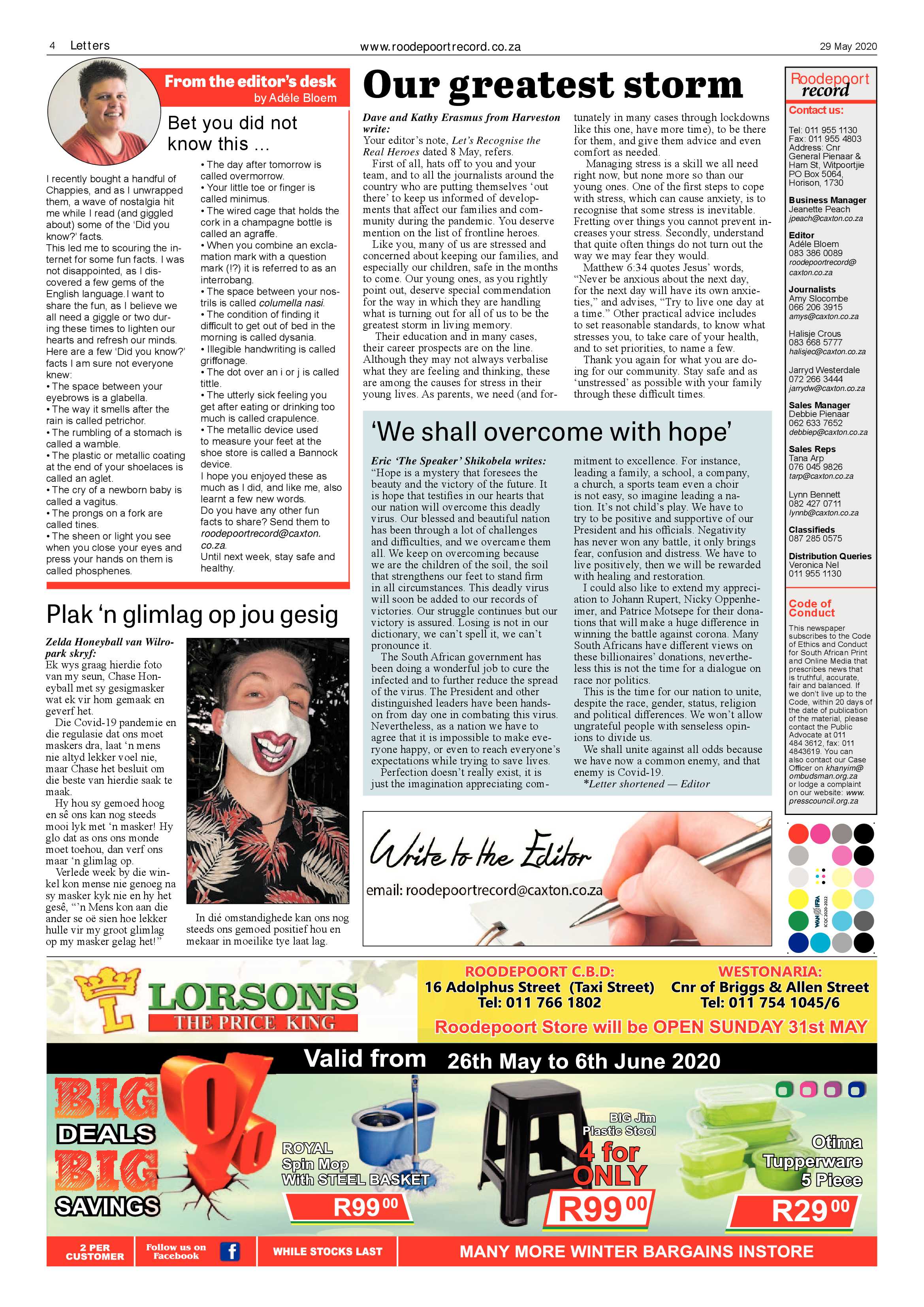 Roodepoort Record 29 May 2020 page 4