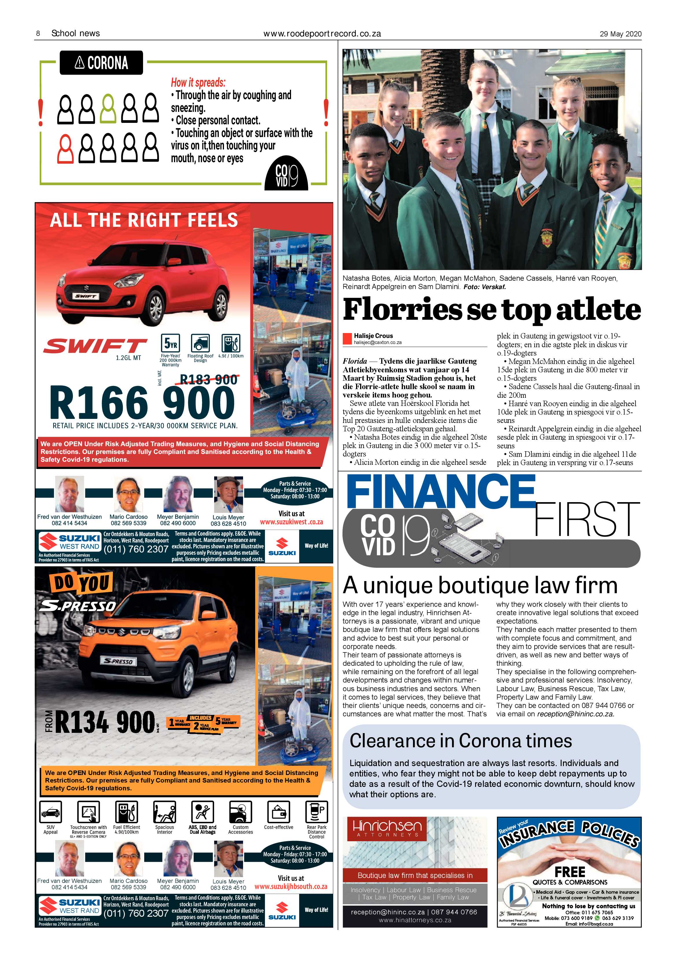 Roodepoort Record 29 May 2020 page 8