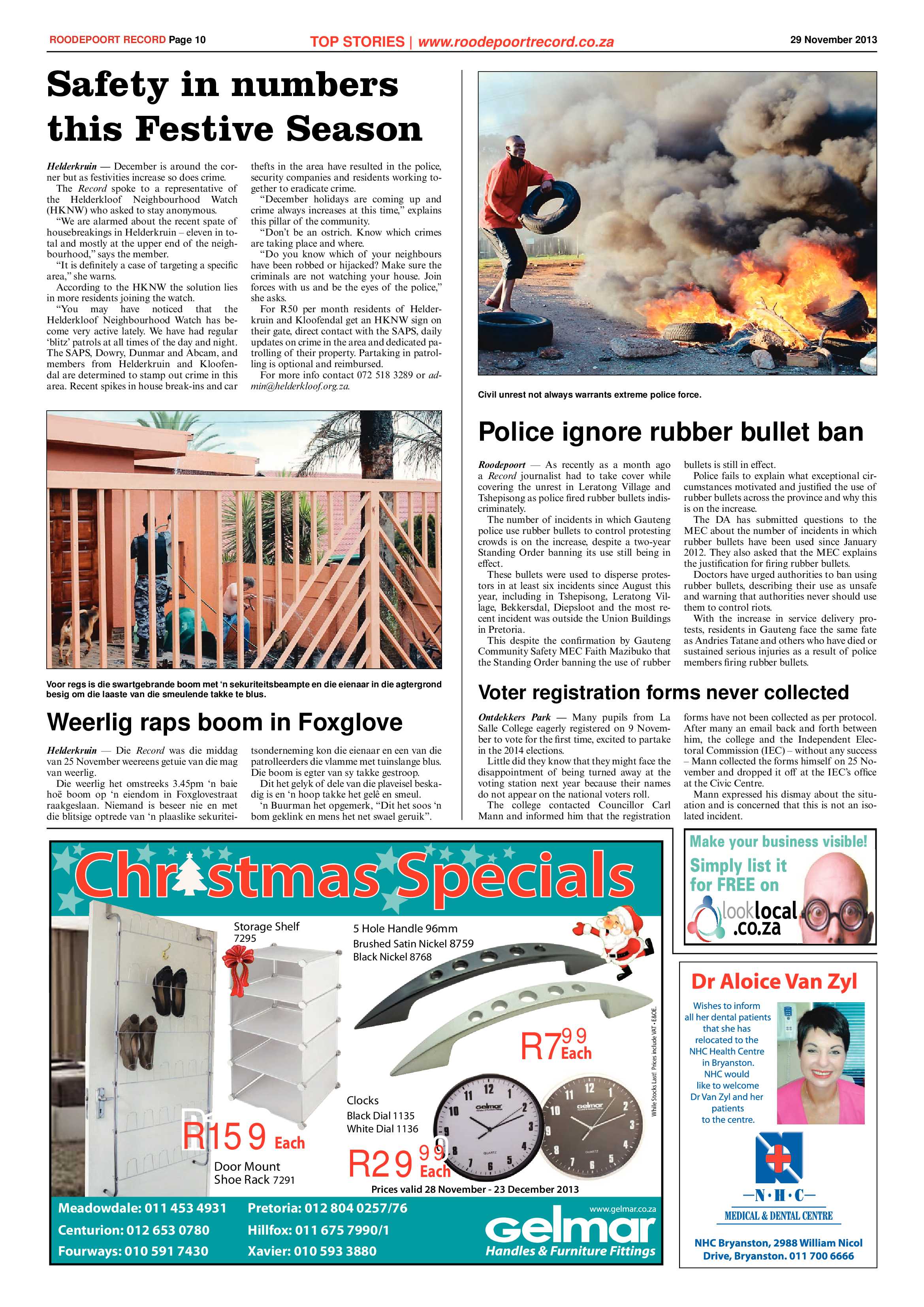Roodepoort Record 29 November 2013 page 10