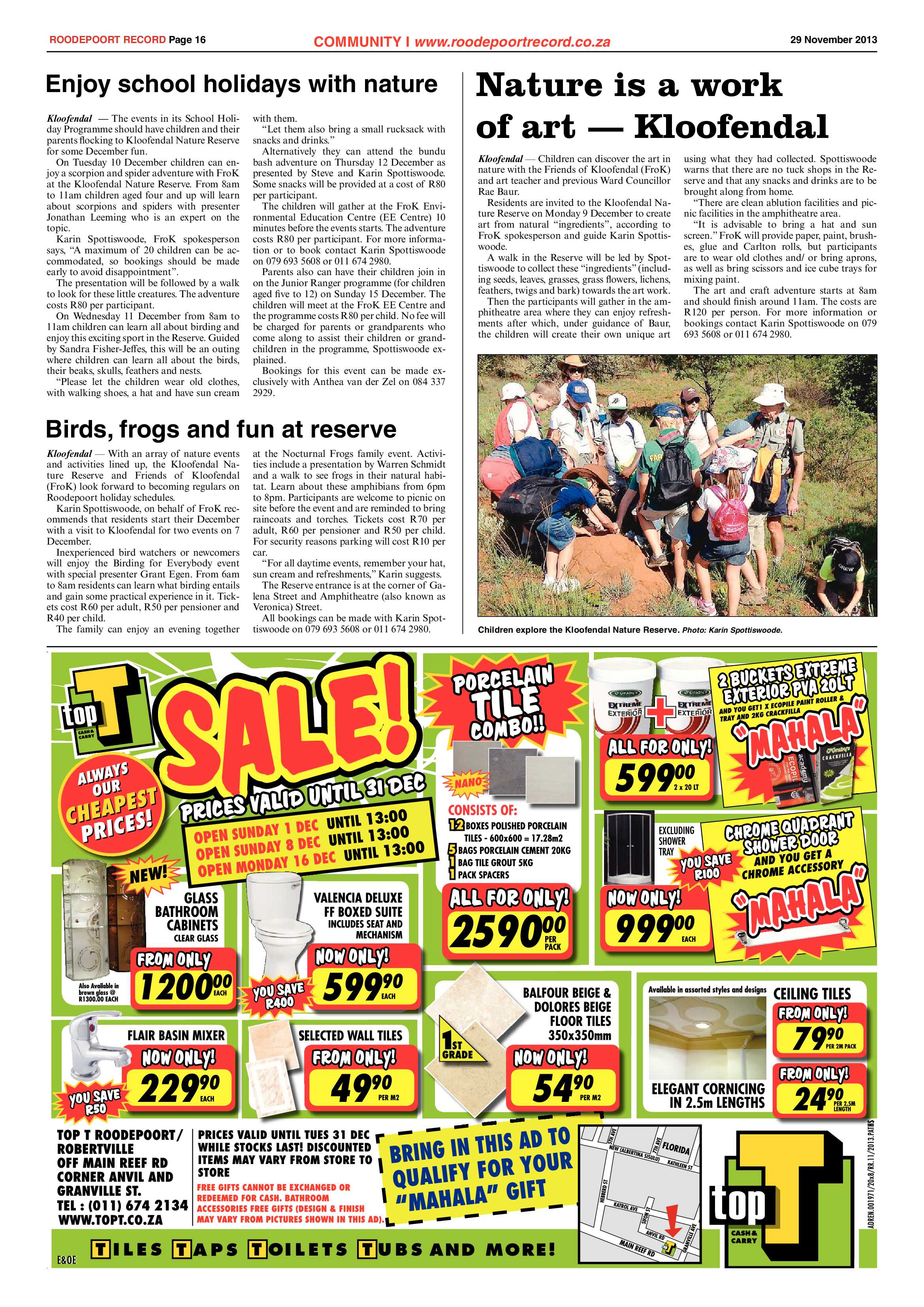 Roodepoort Record 29 November 2013 page 16