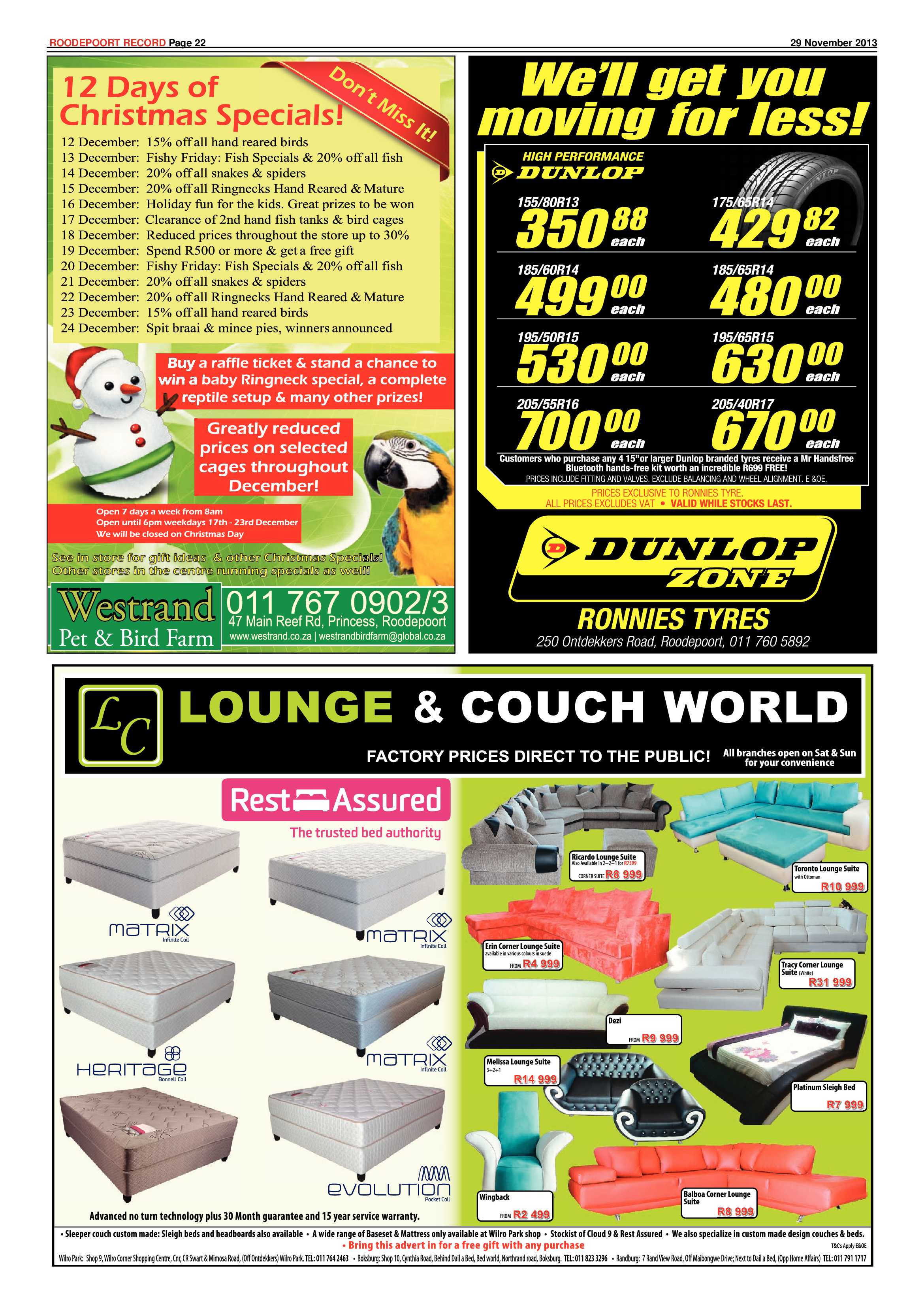 Roodepoort Record 29 November 2013 page 22