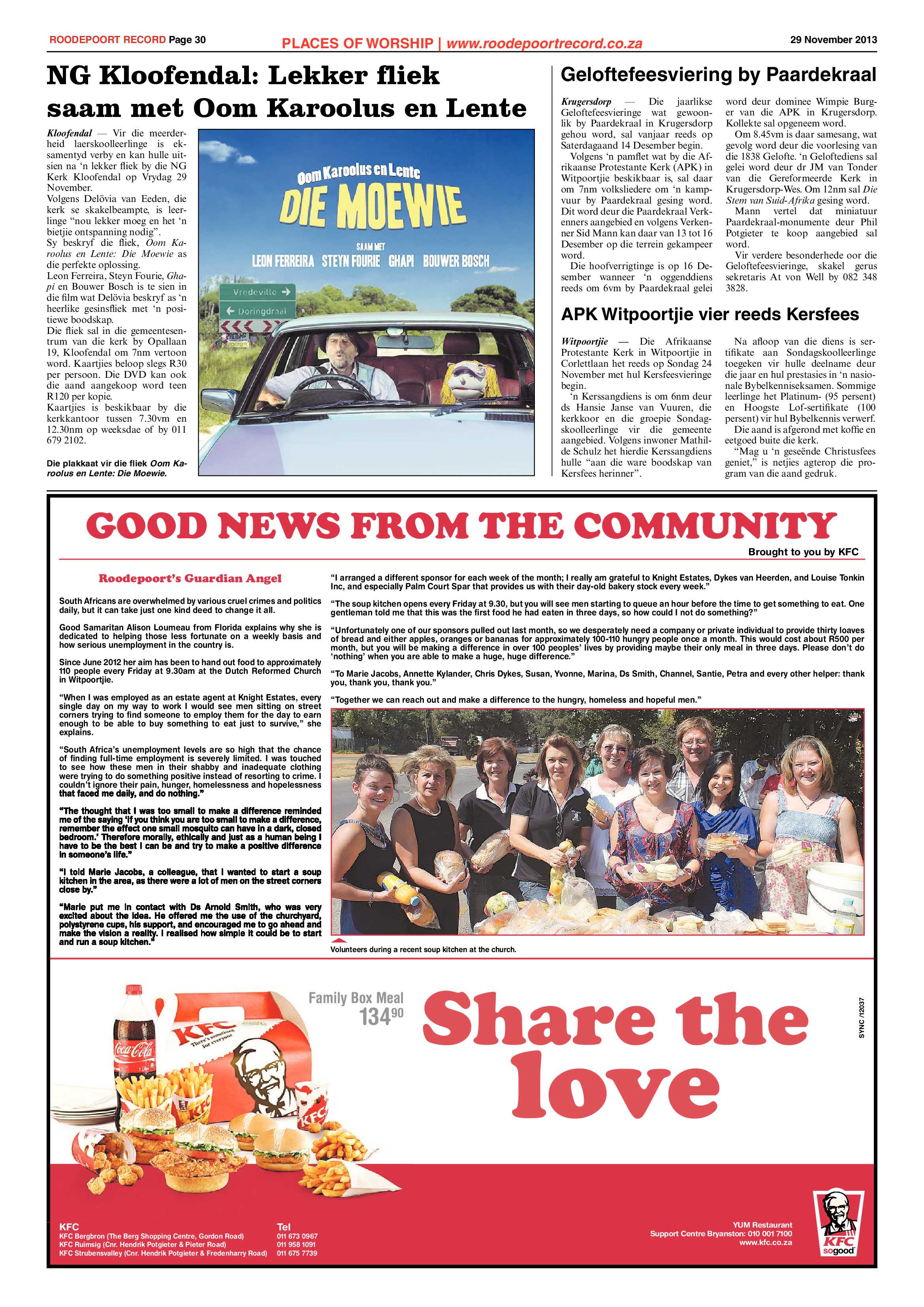 Roodepoort Record 29 November 2013 page 30
