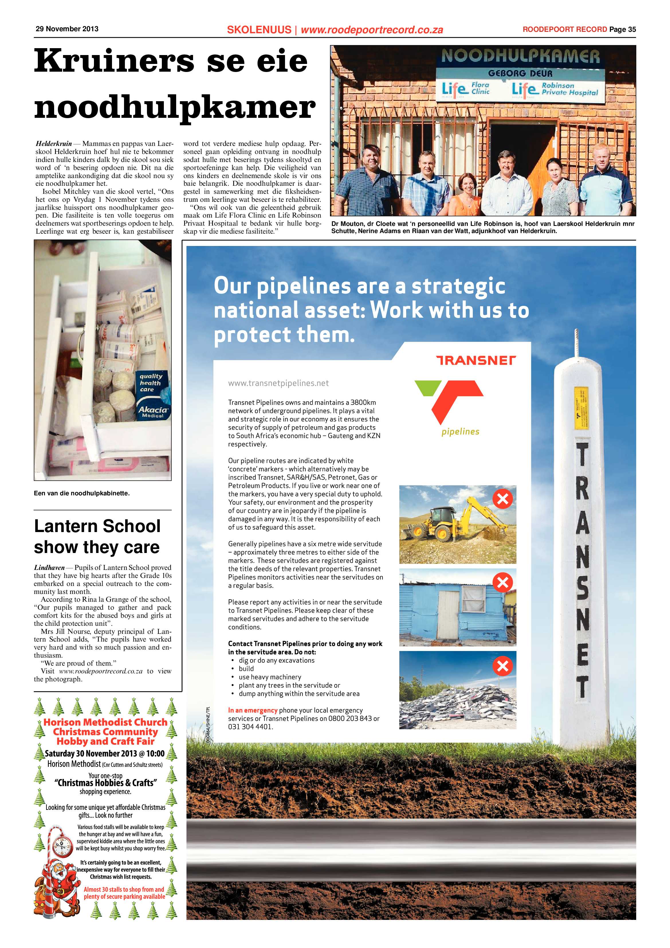 Roodepoort Record 29 November 2013 page 35