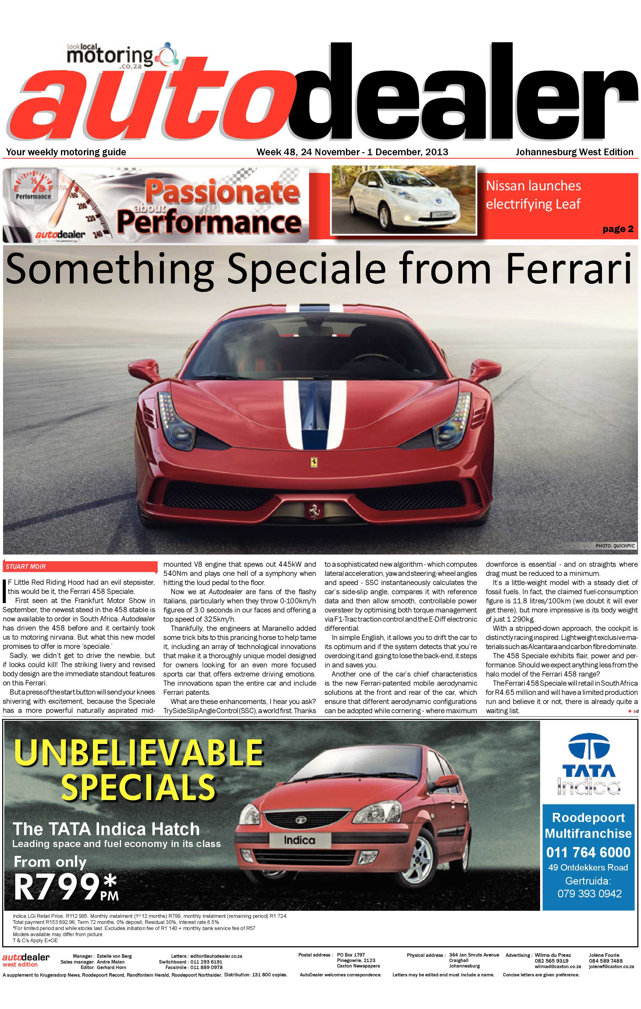 Roodepoort Record 29 November 2013 page 49