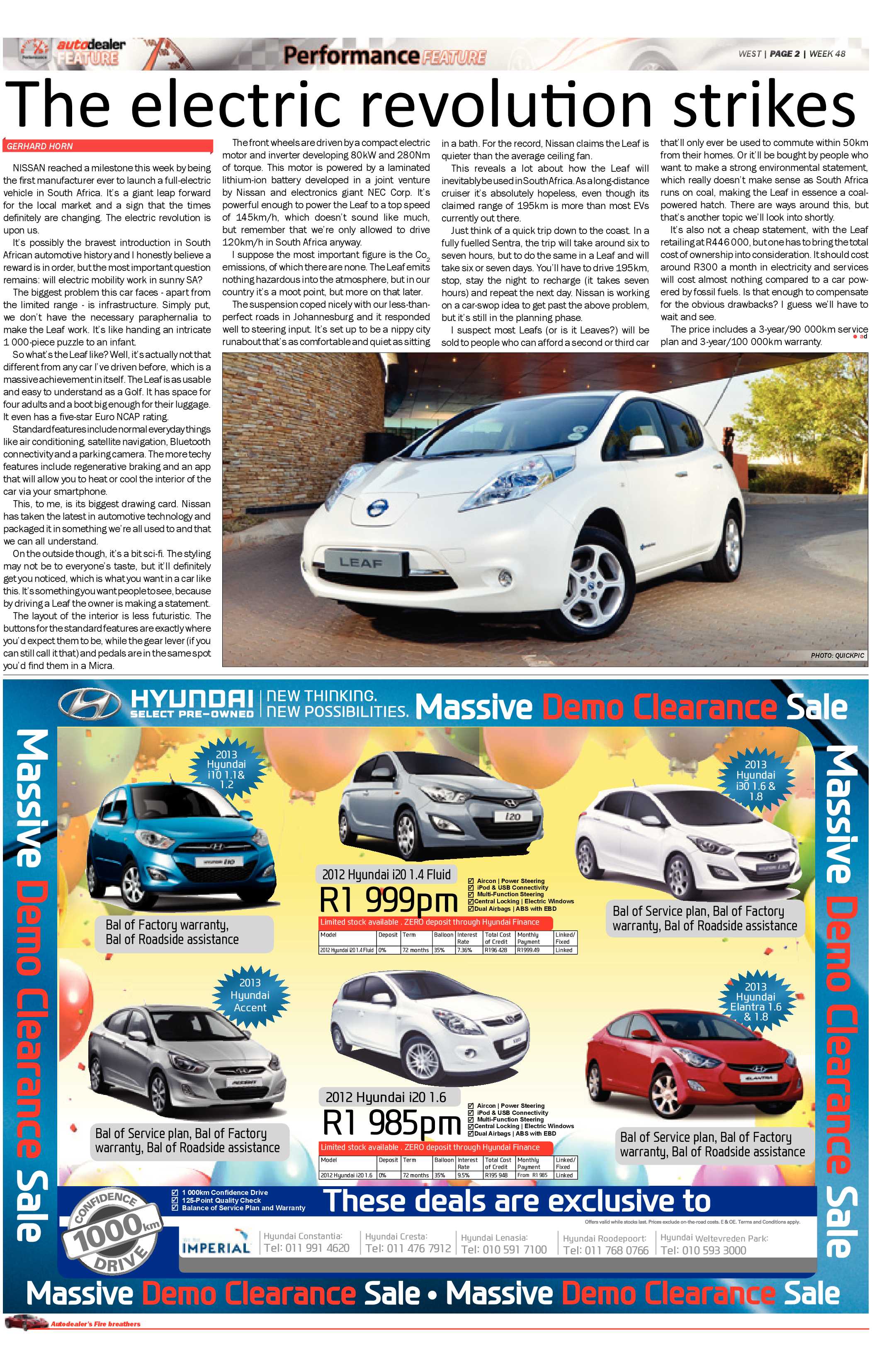 Roodepoort Record 29 November 2013 page 50
