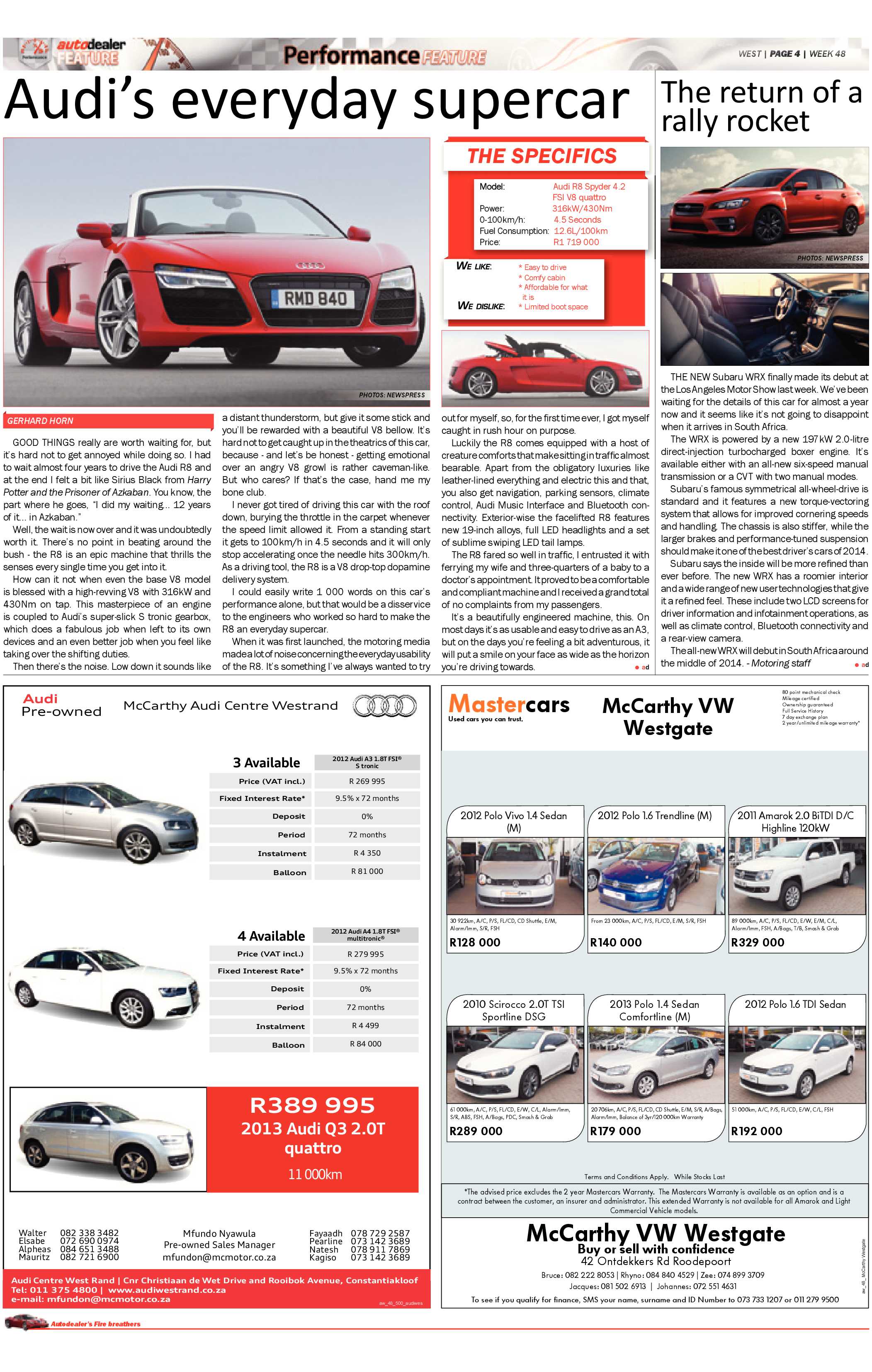 Roodepoort Record 29 November 2013 page 52