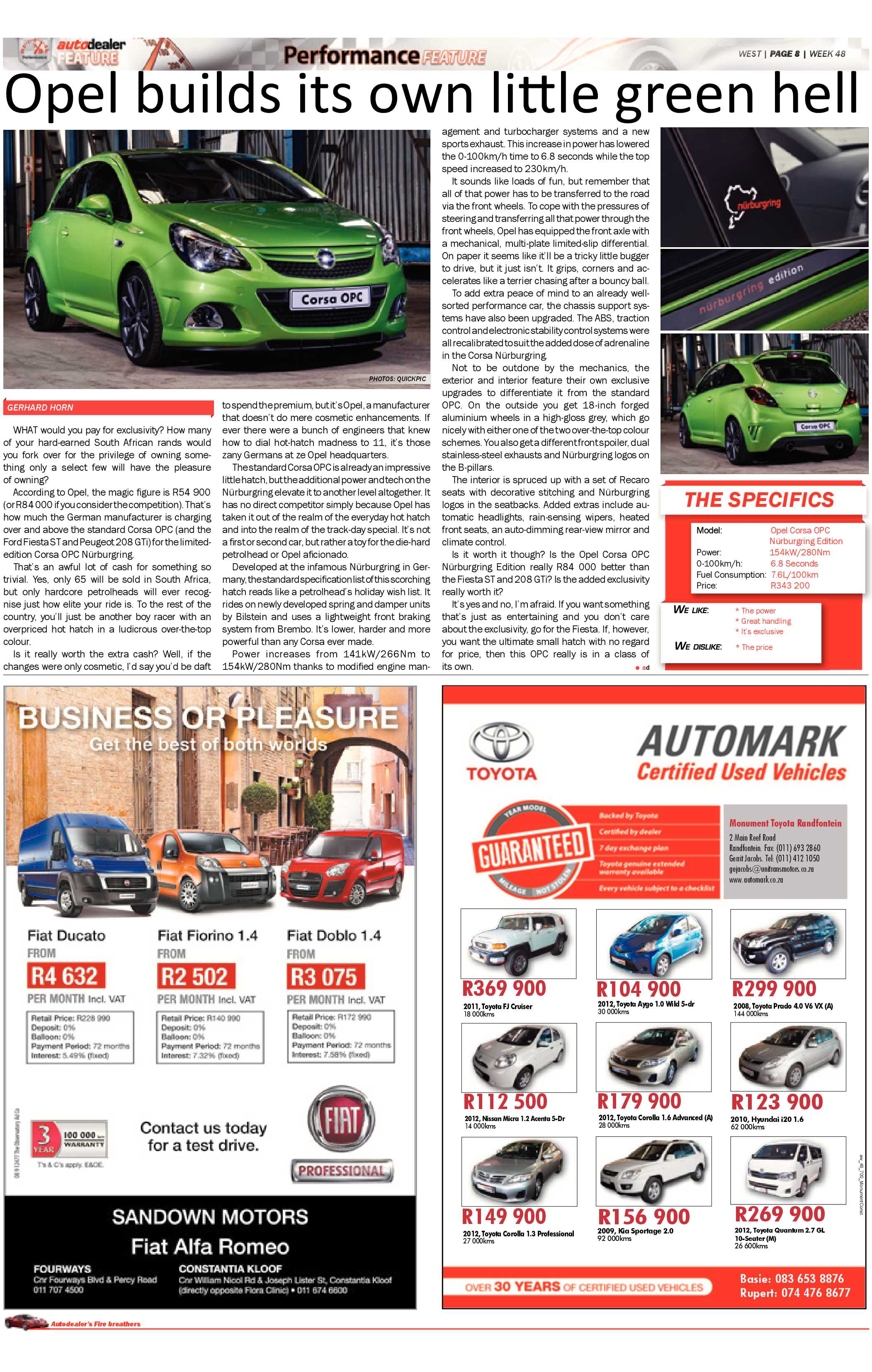 Roodepoort Record 29 November 2013 page 56