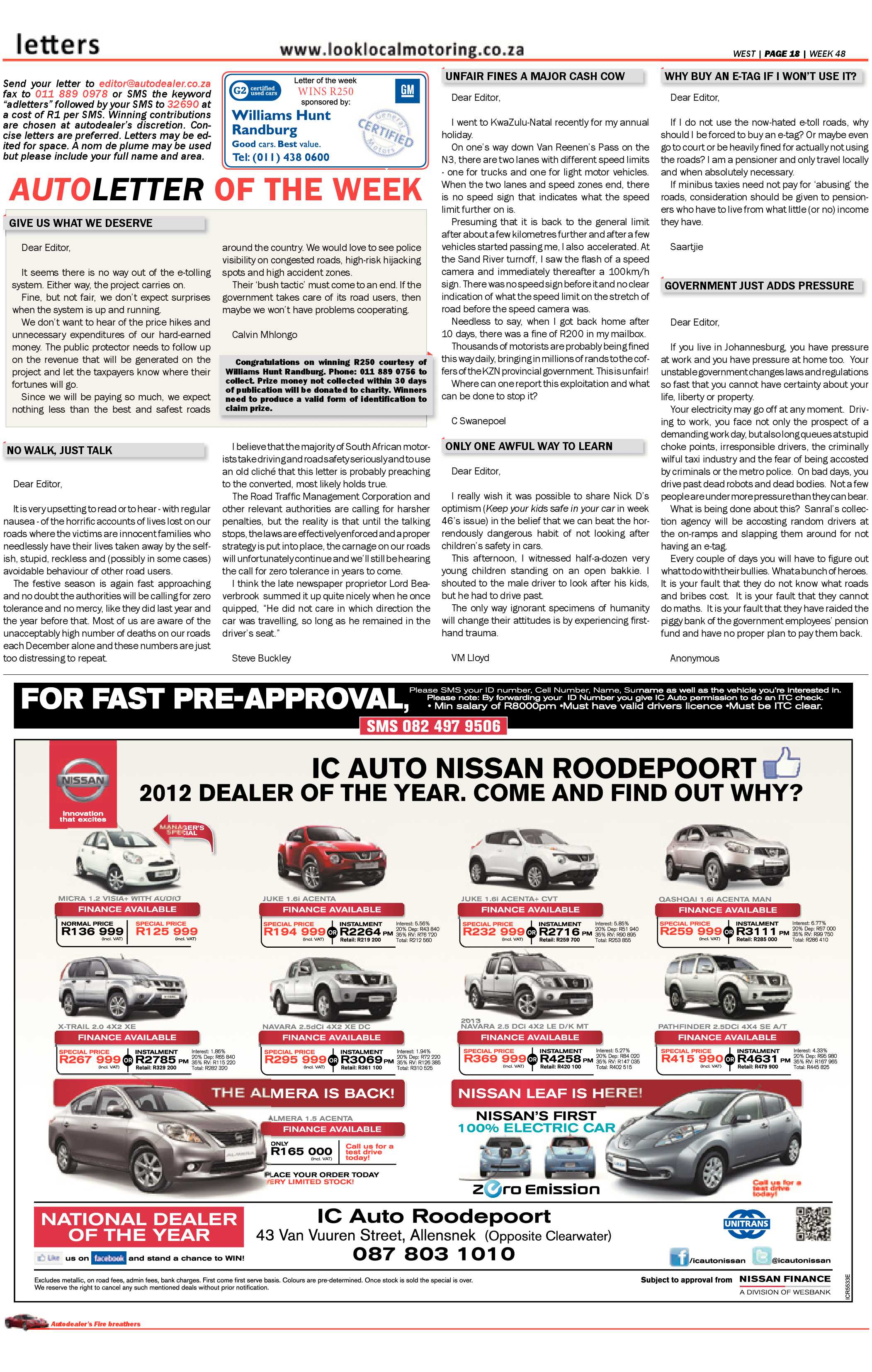 Roodepoort Record 29 November 2013 page 66