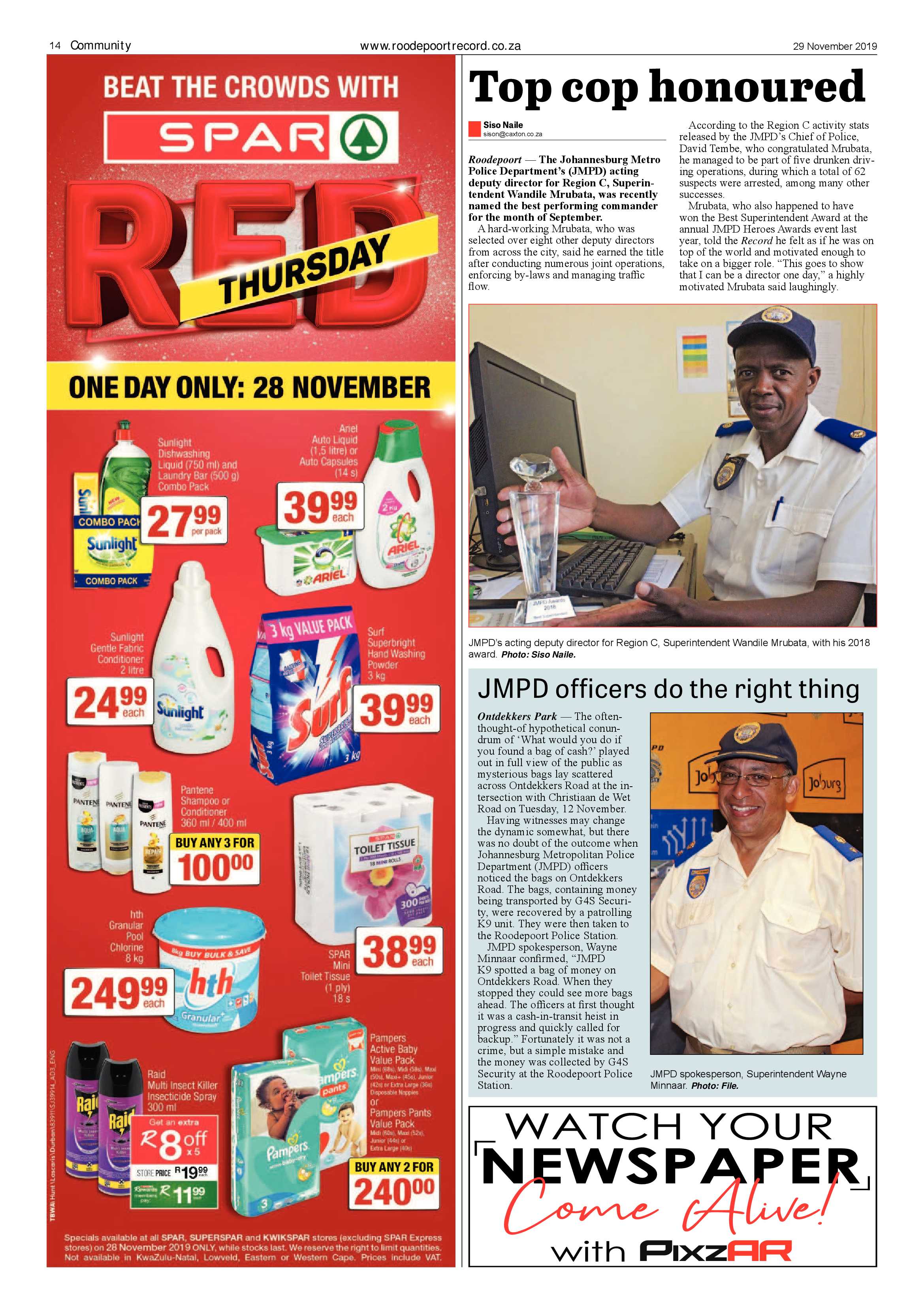 Roodepoort Record 29 November 2019 page 14