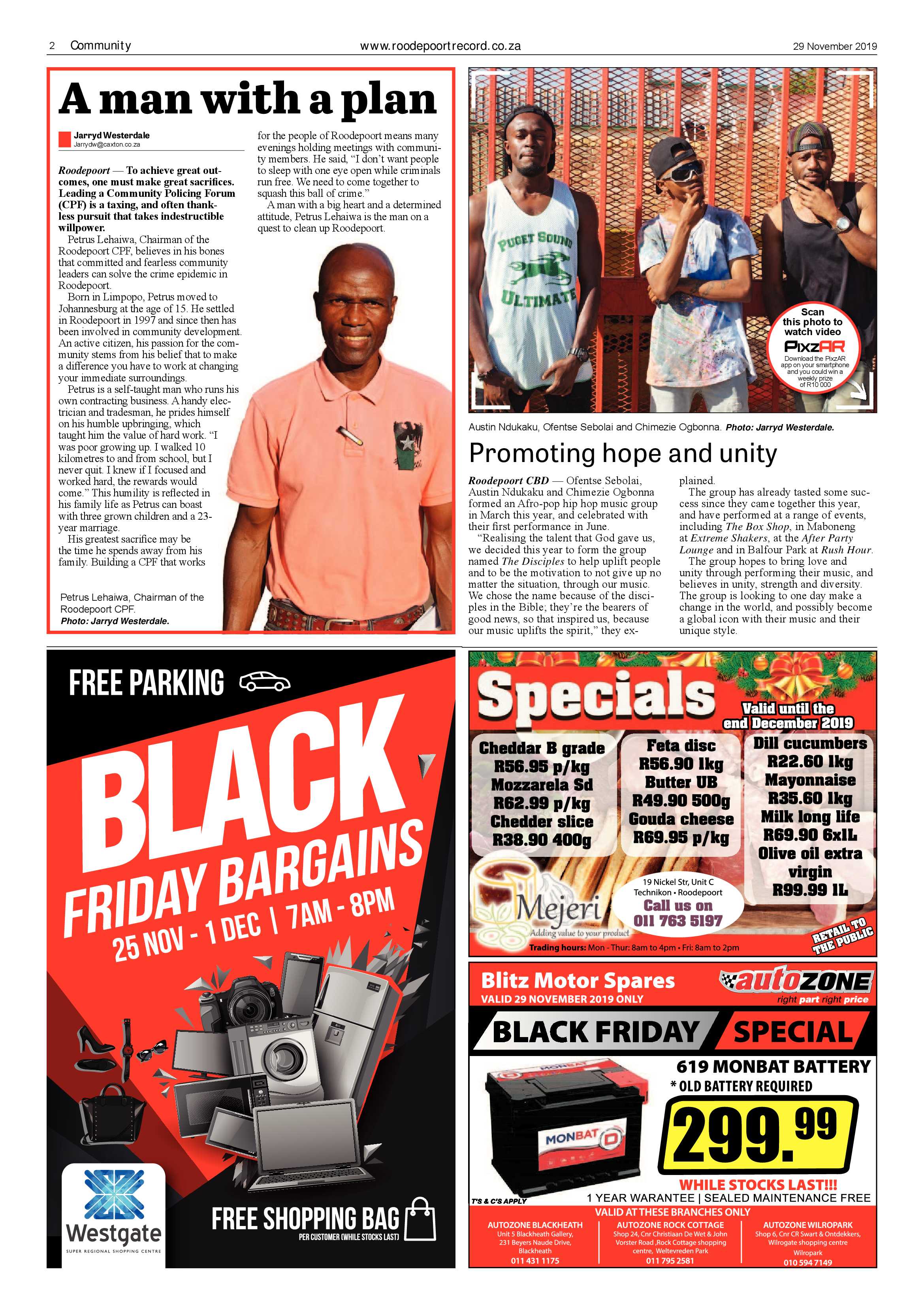 Roodepoort Record 29 November 2019 page 2