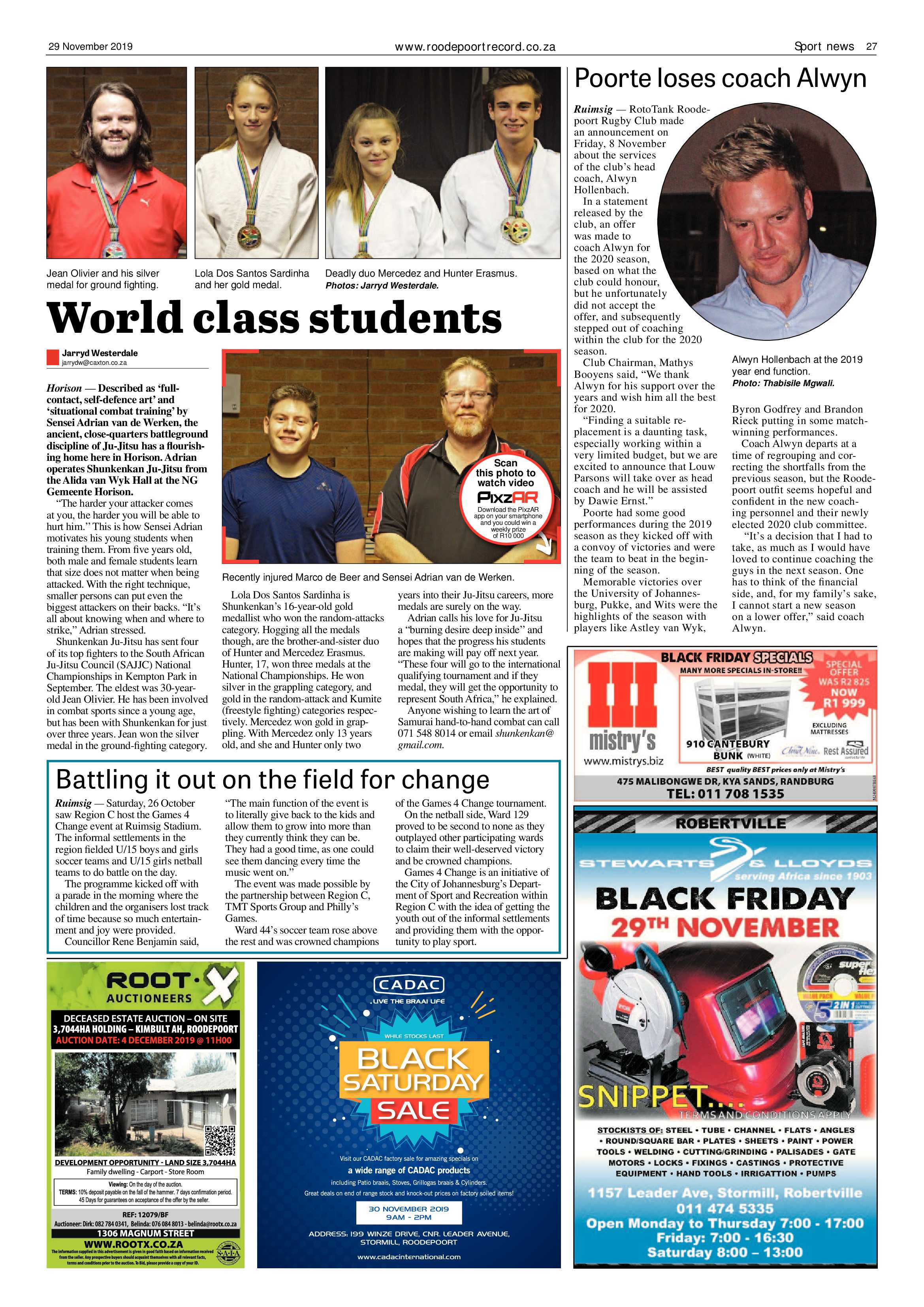 Roodepoort Record 29 November 2019 page 27
