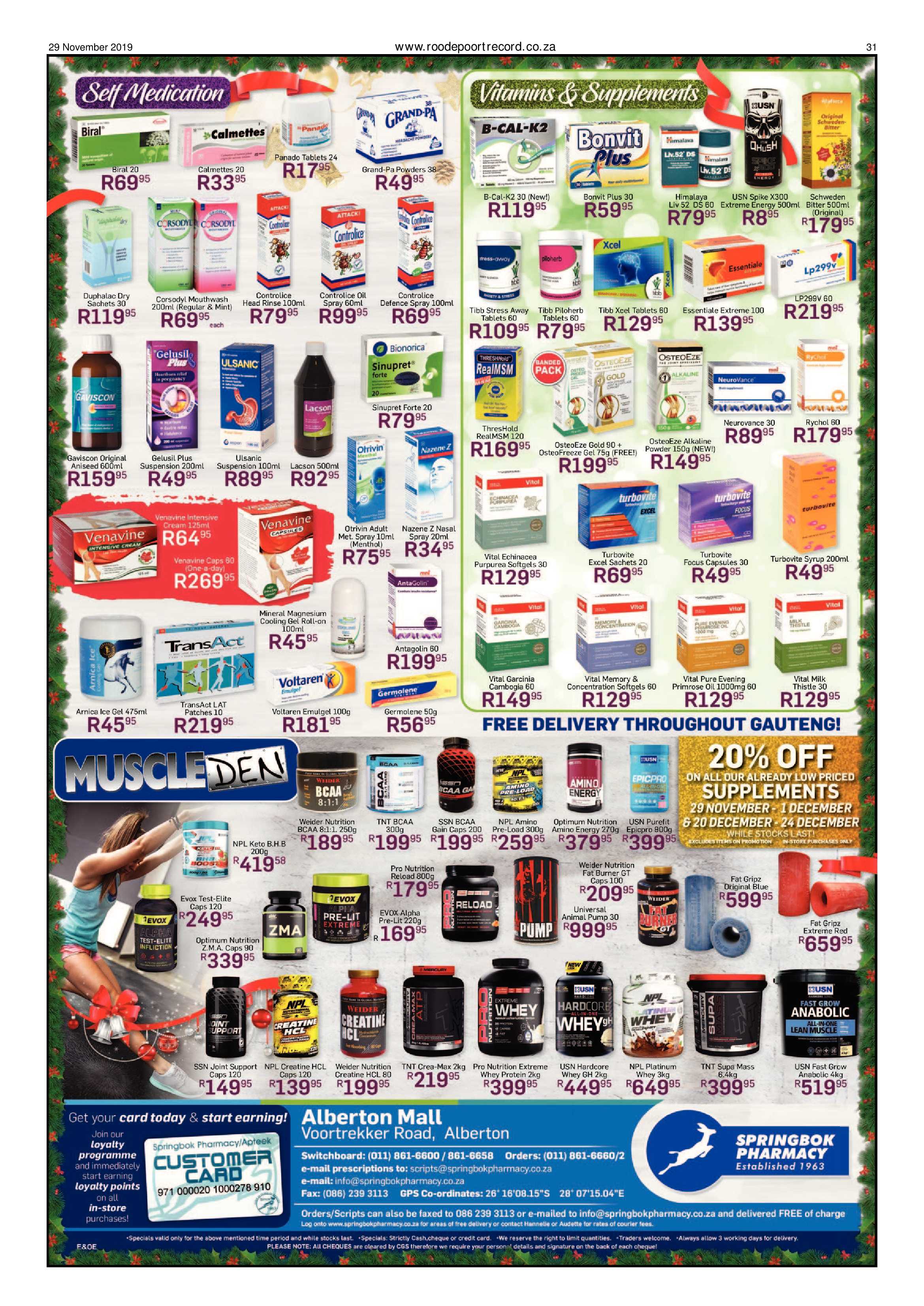 Roodepoort Record 29 November 2019 page 31
