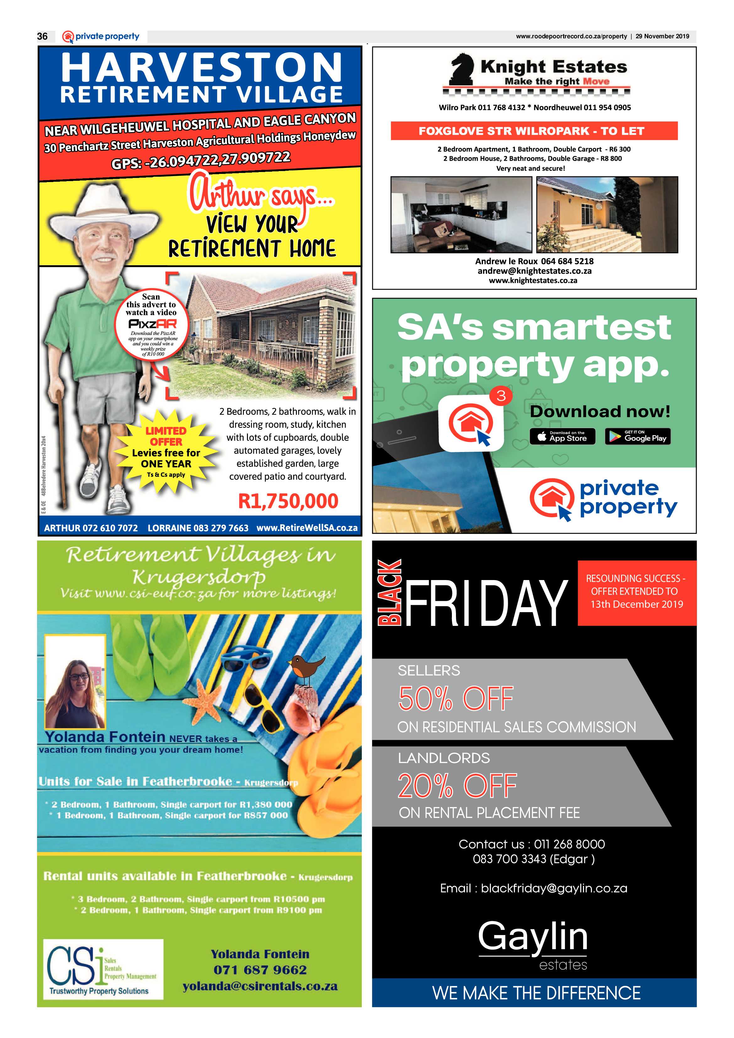 Roodepoort Record 29 November 2019 page 36