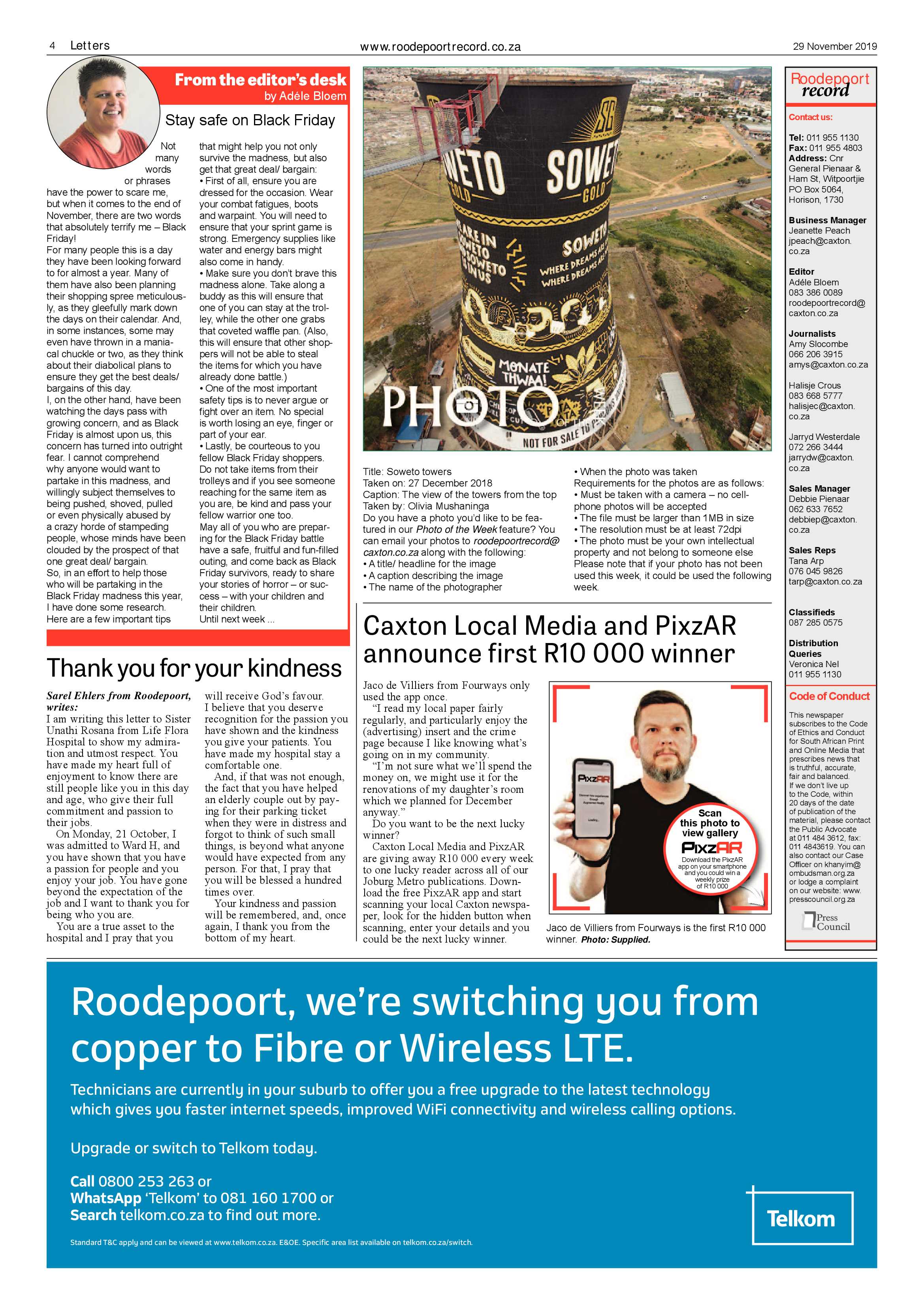 Roodepoort Record 29 November 2019 page 4