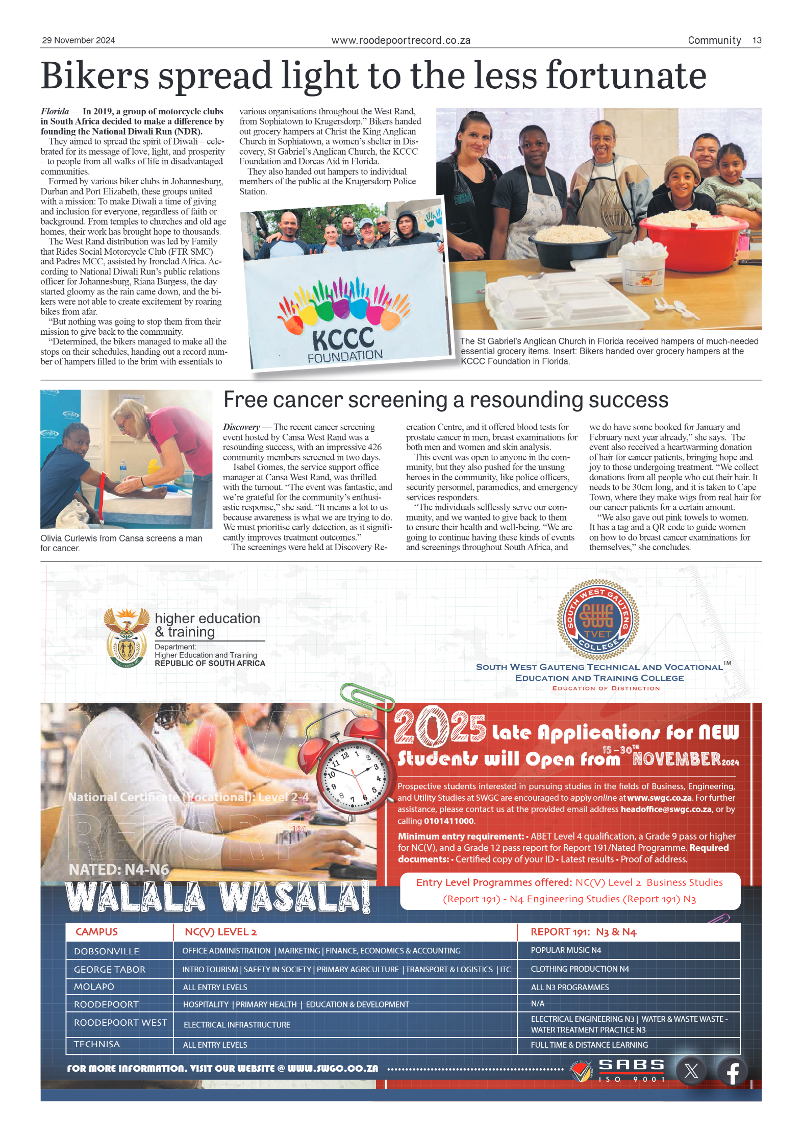 Roodepoort Record 29 November 2024 page 13