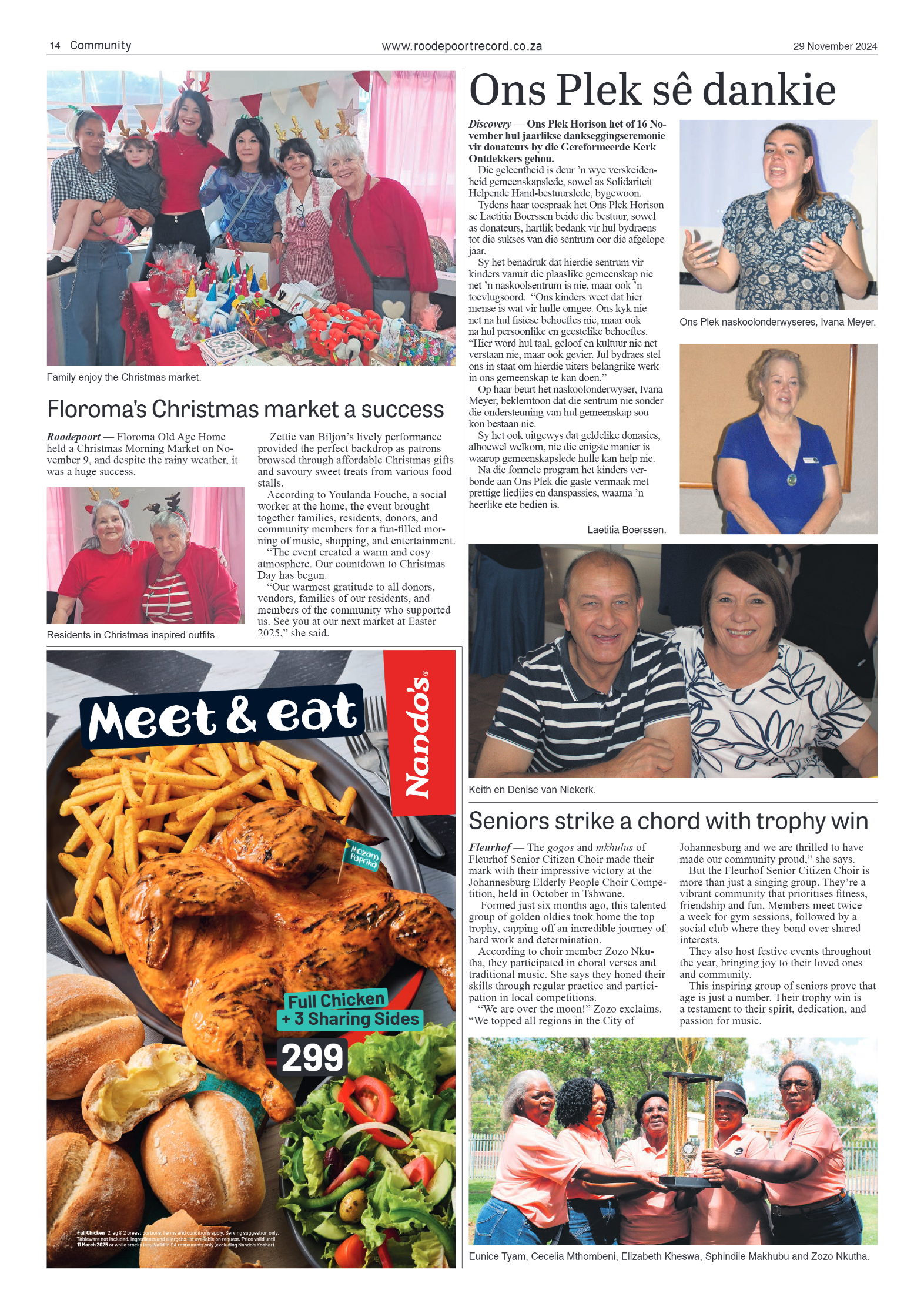 Roodepoort Record 29 November 2024 page 14