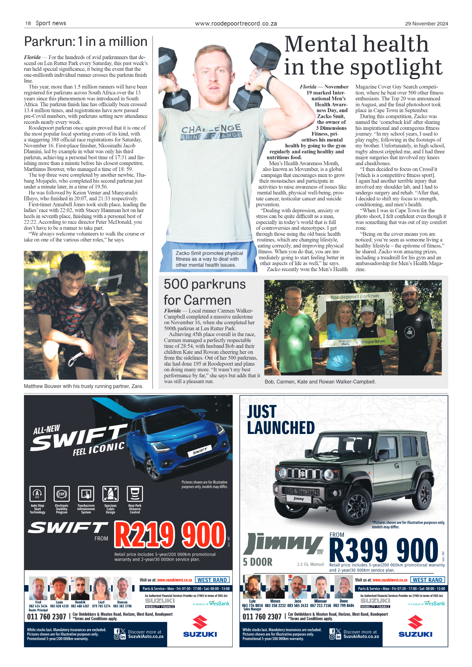 Roodepoort Record 29 November 2024 page 18