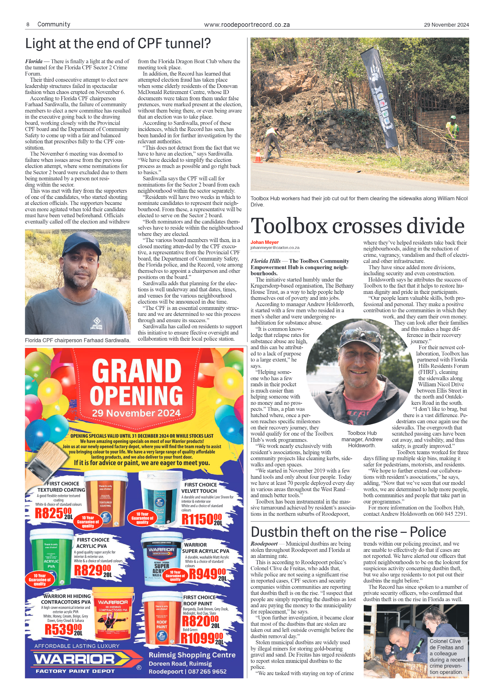 Roodepoort Record 29 November 2024 page 8