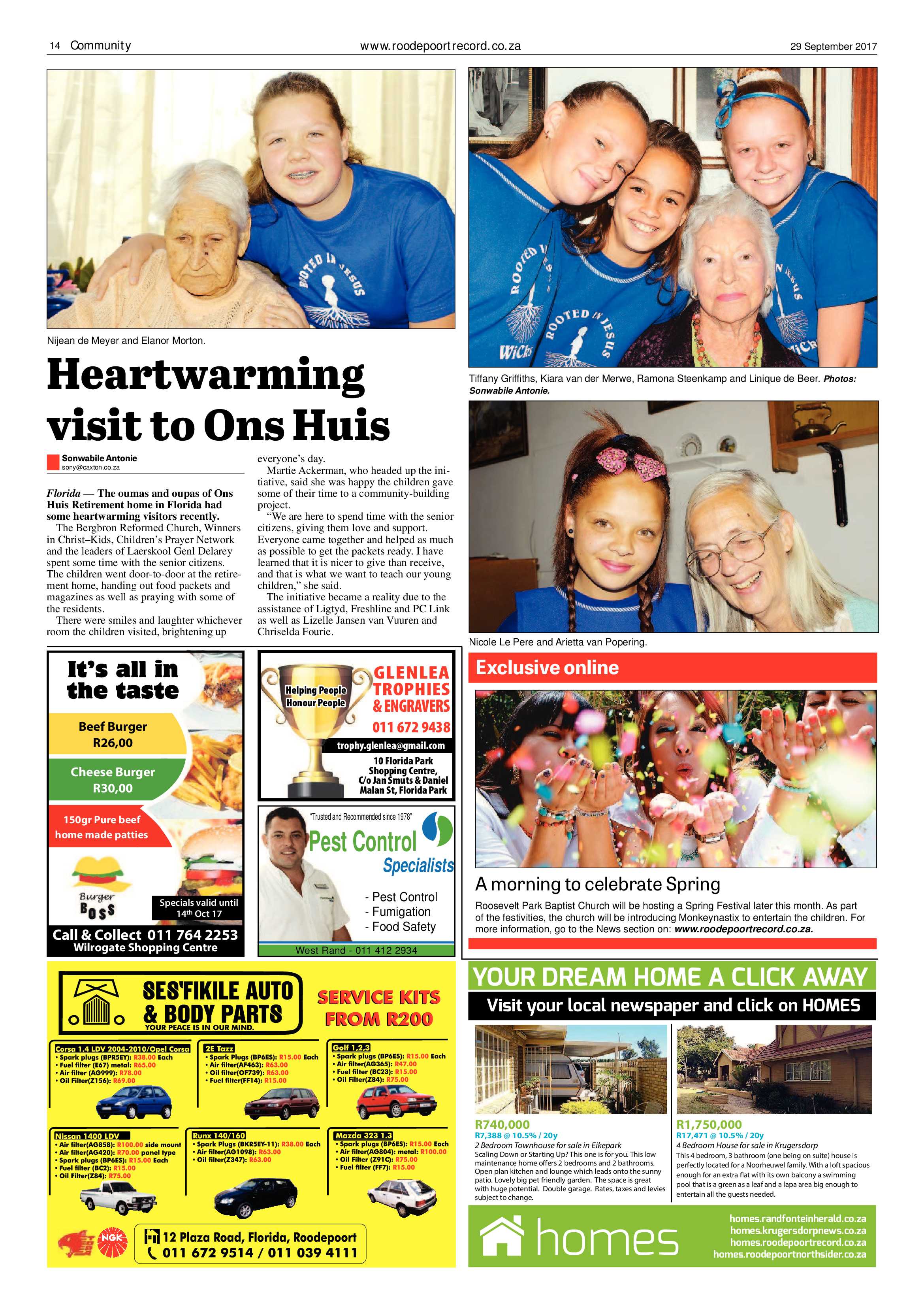 Roodepoort Record 29 September 2017 page 14