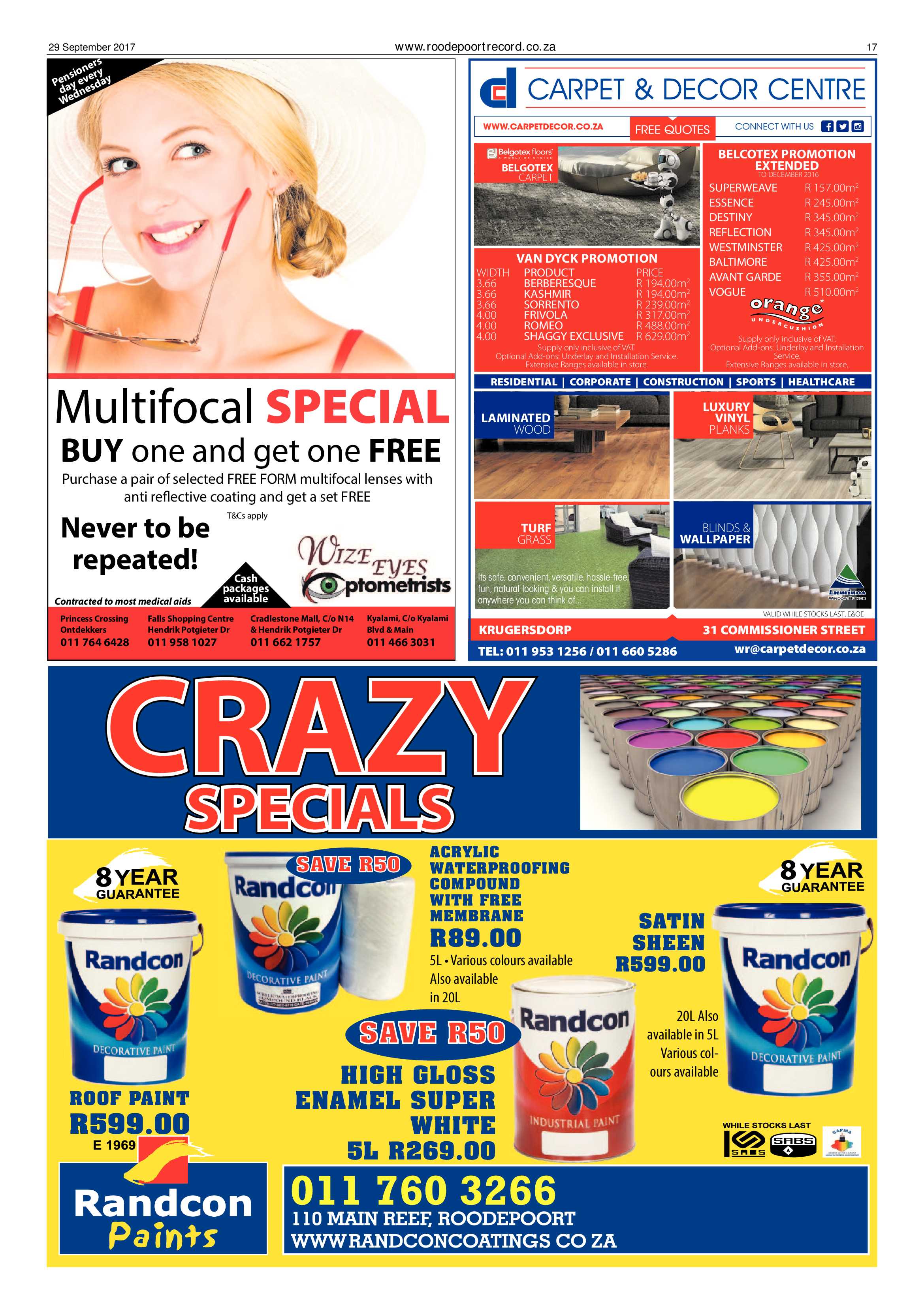 Roodepoort Record 29 September 2017 page 17
