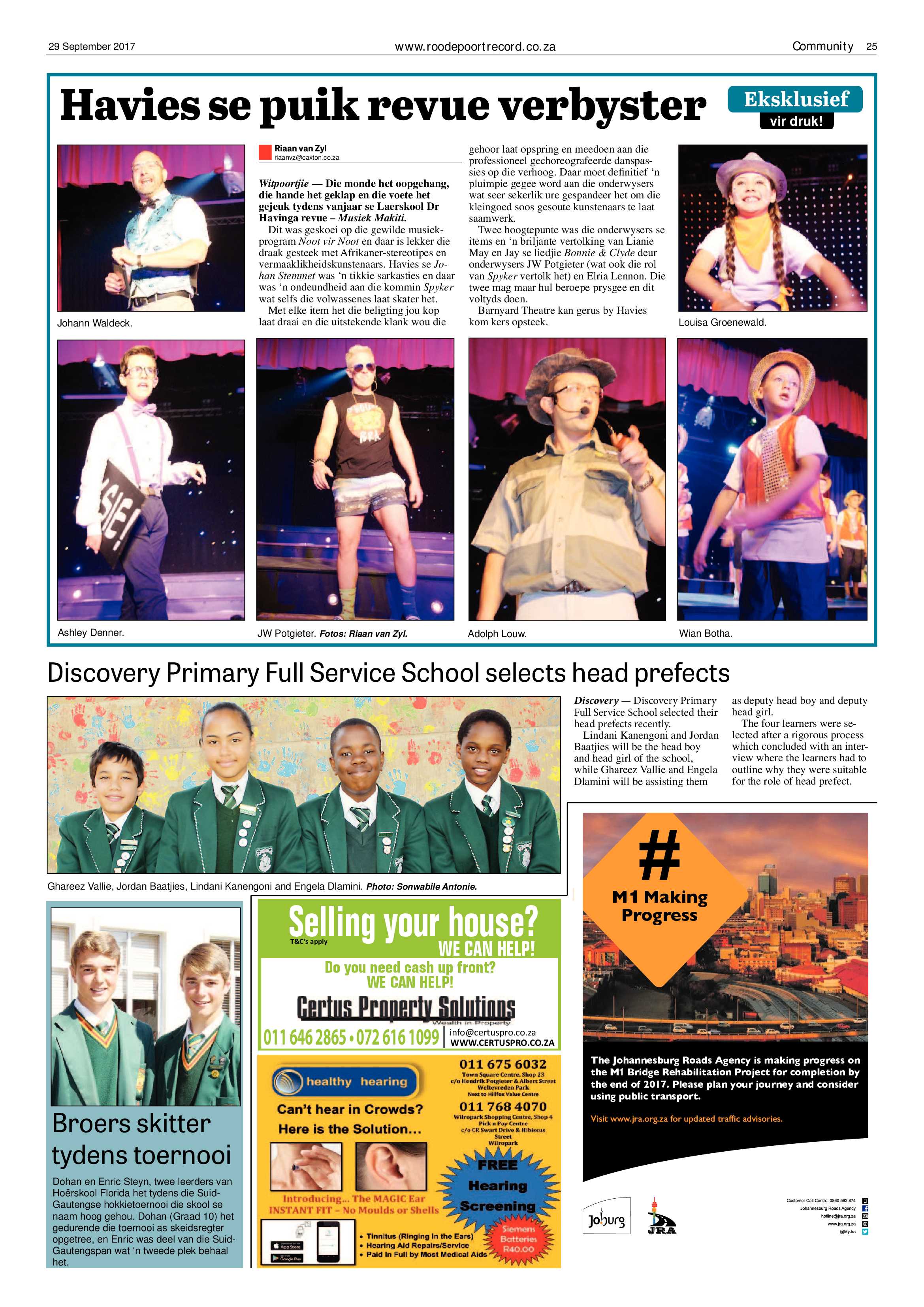 Roodepoort Record 29 September 2017 page 25