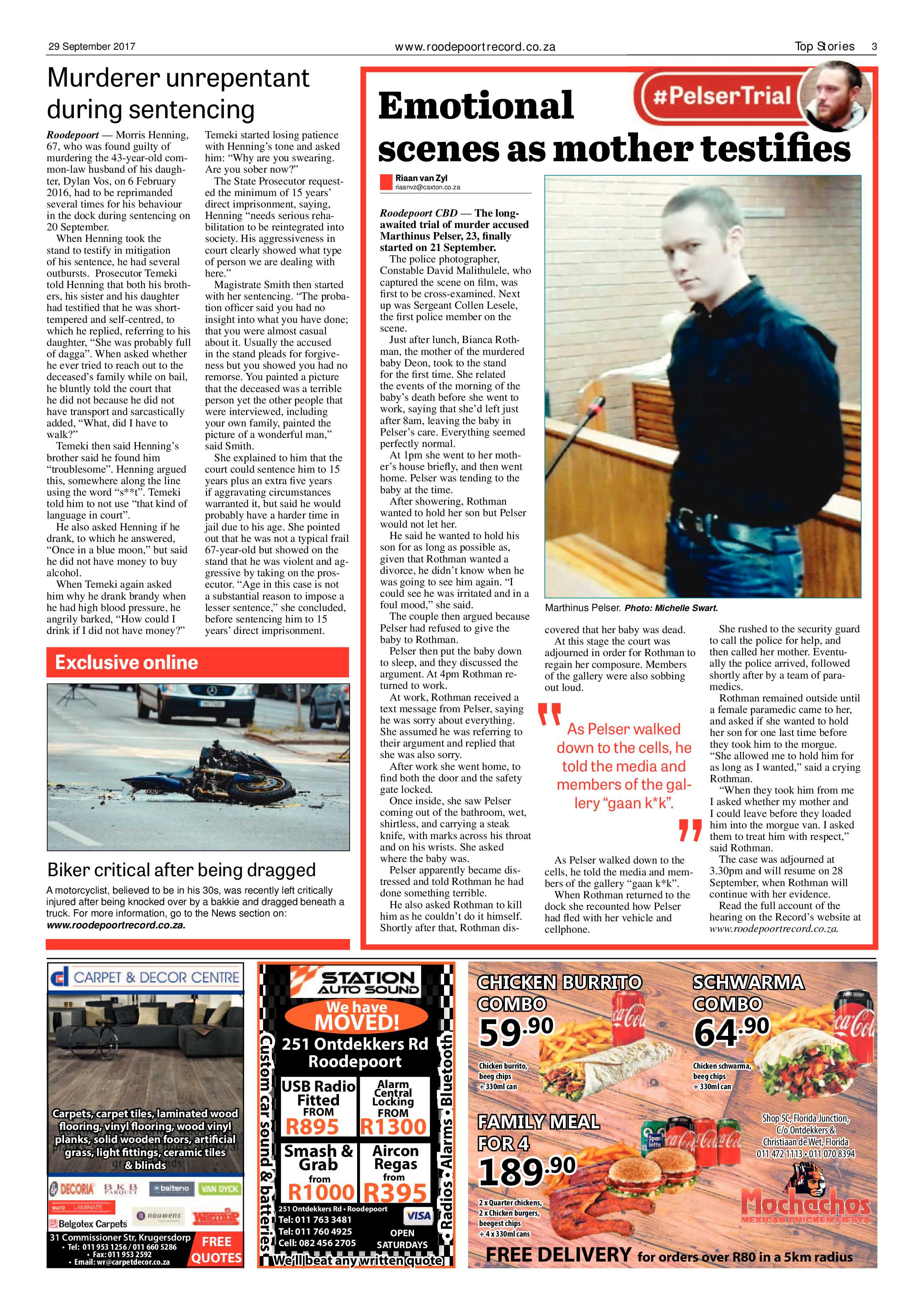 Roodepoort Record 29 September 2017 page 3