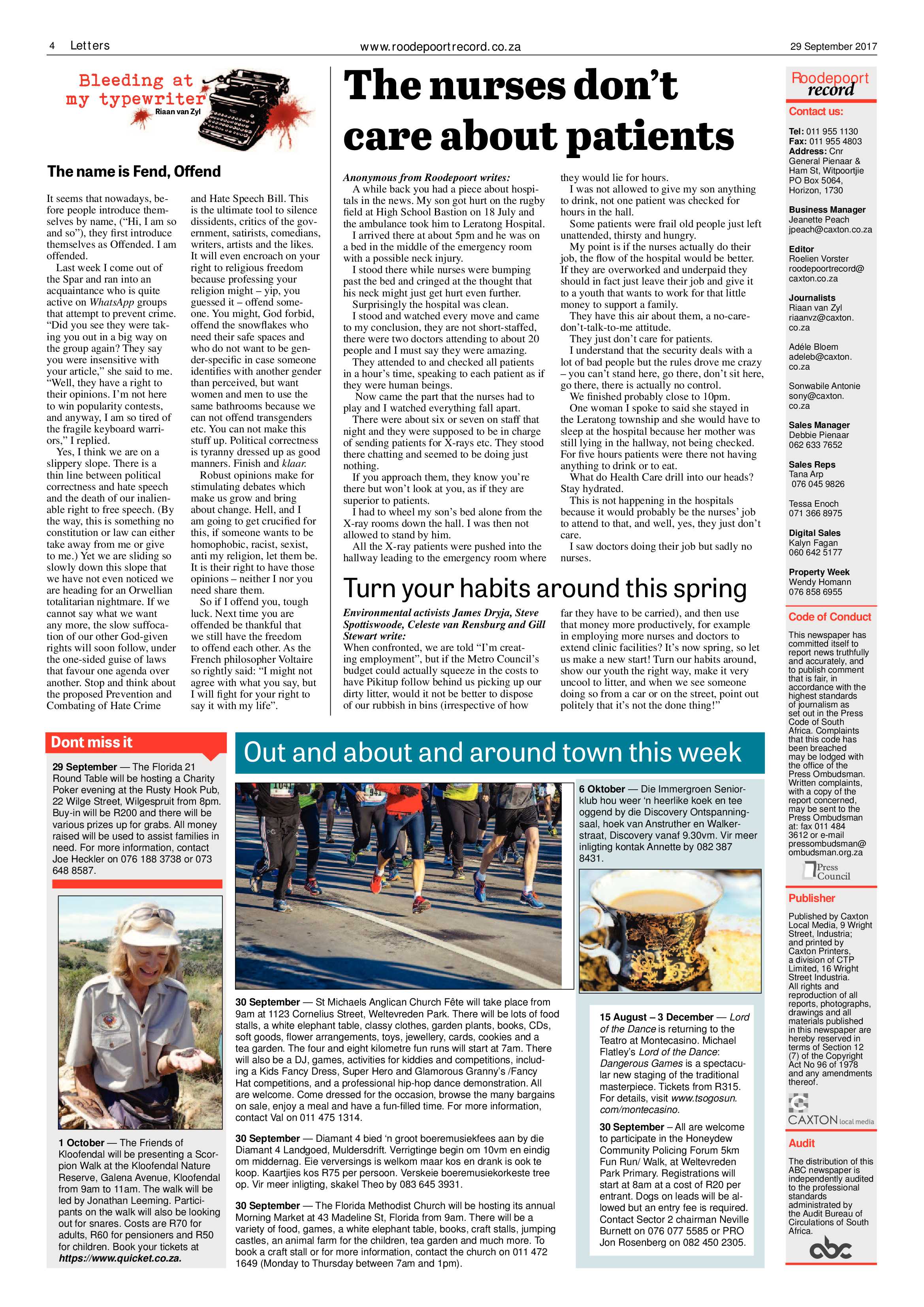 Roodepoort Record 29 September 2017 page 4
