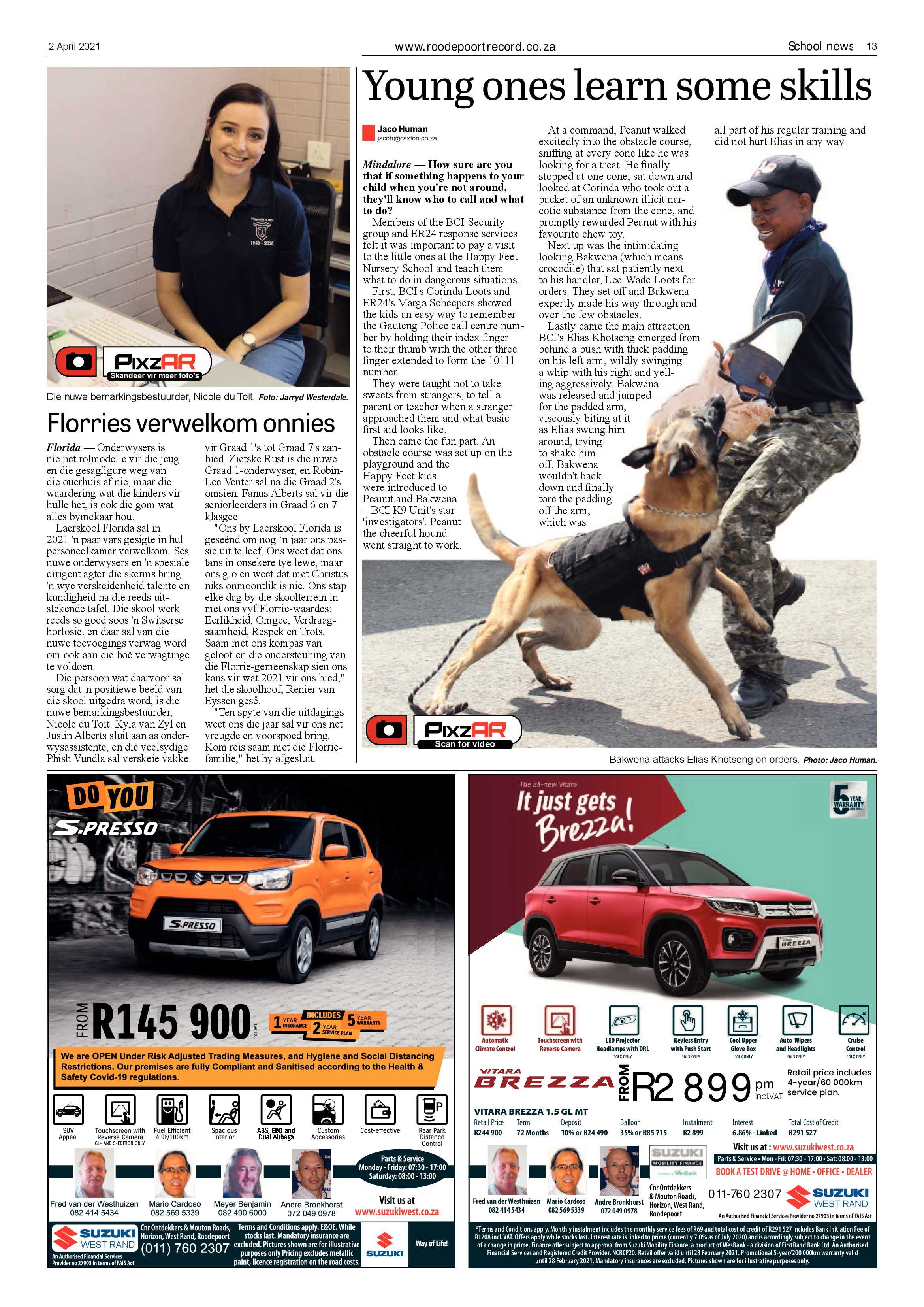 Roodepoort Record 2 April 2021 page 13