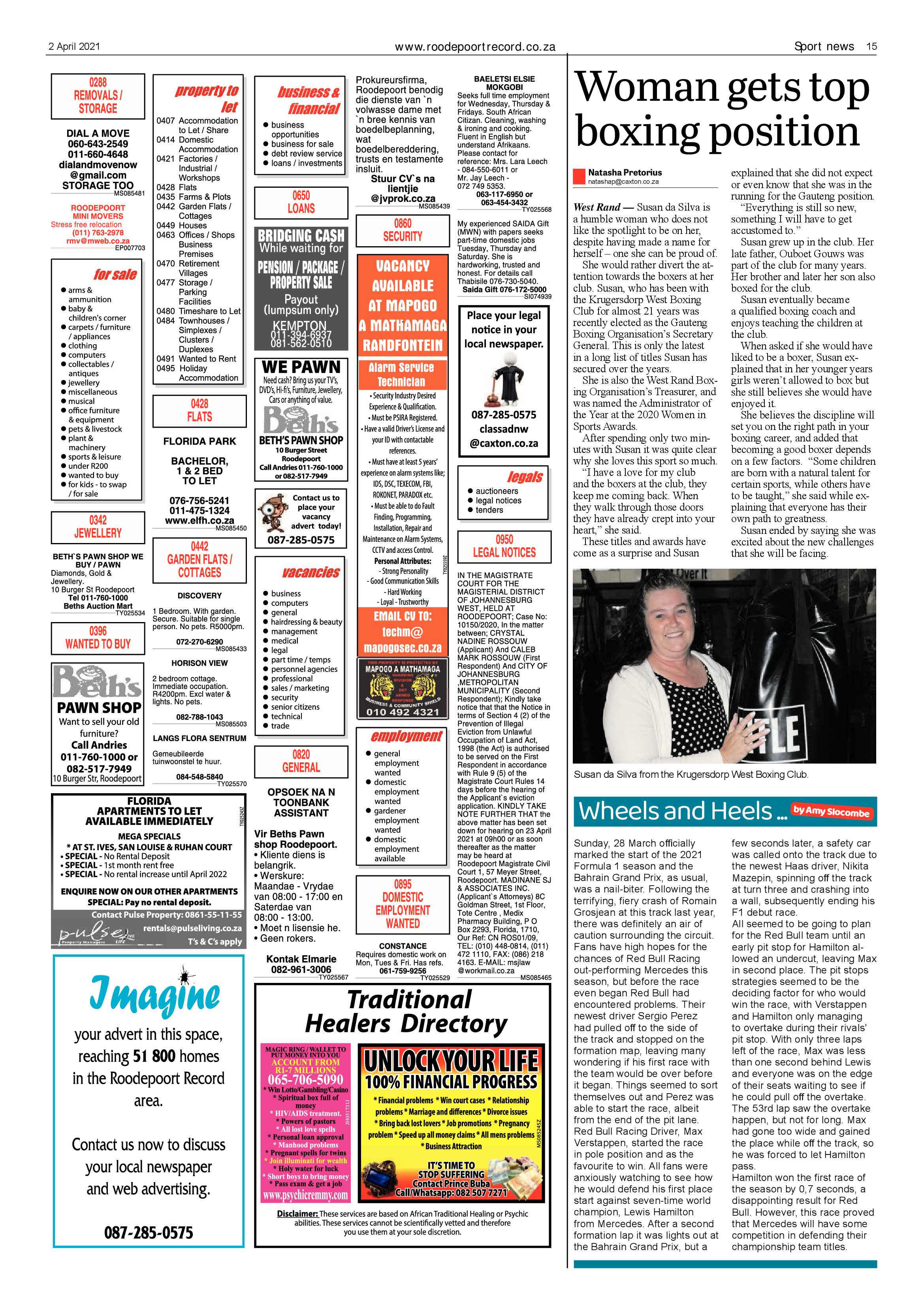 Roodepoort Record 2 April 2021 page 15