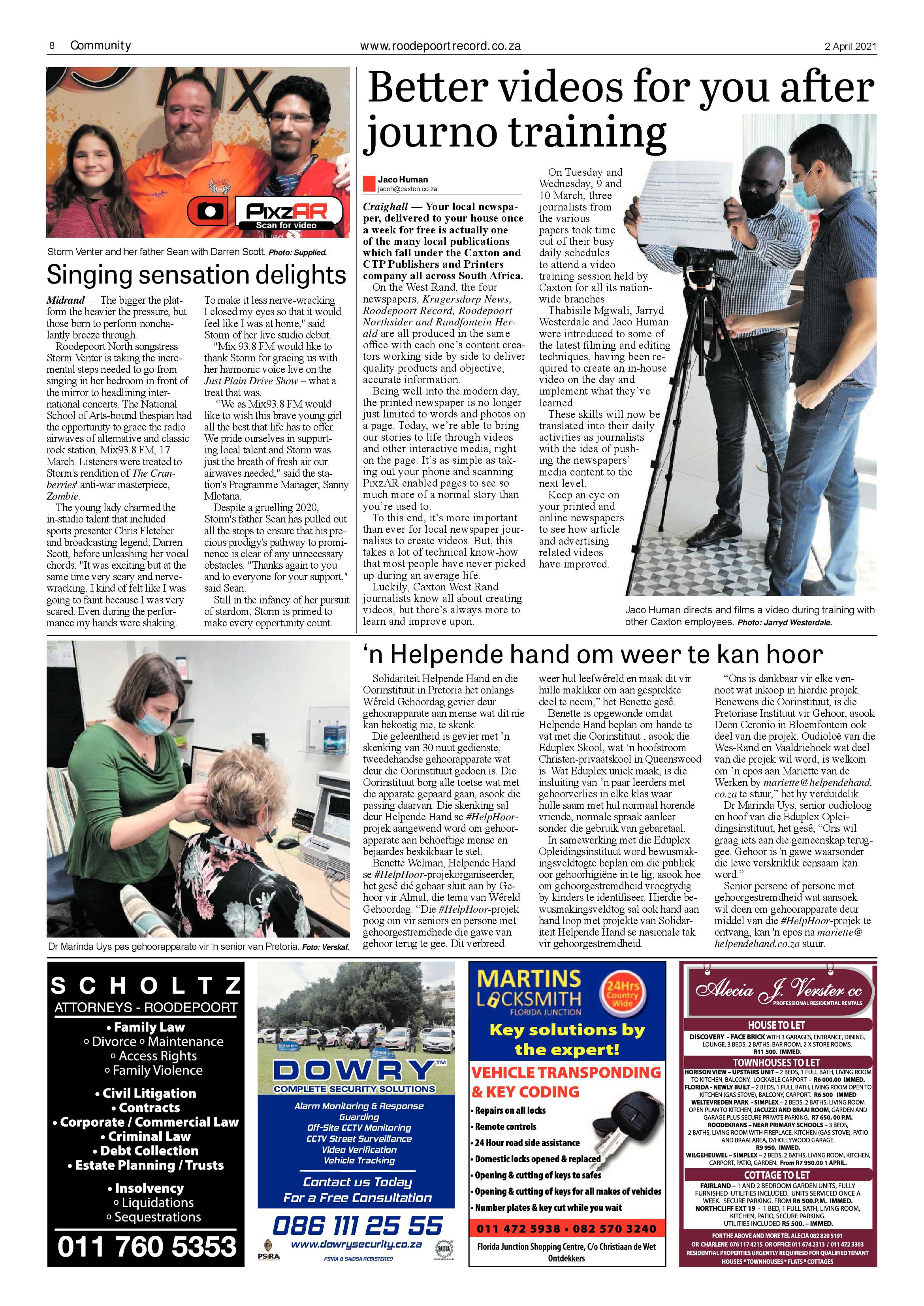 Roodepoort Record 2 April 2021 page 8