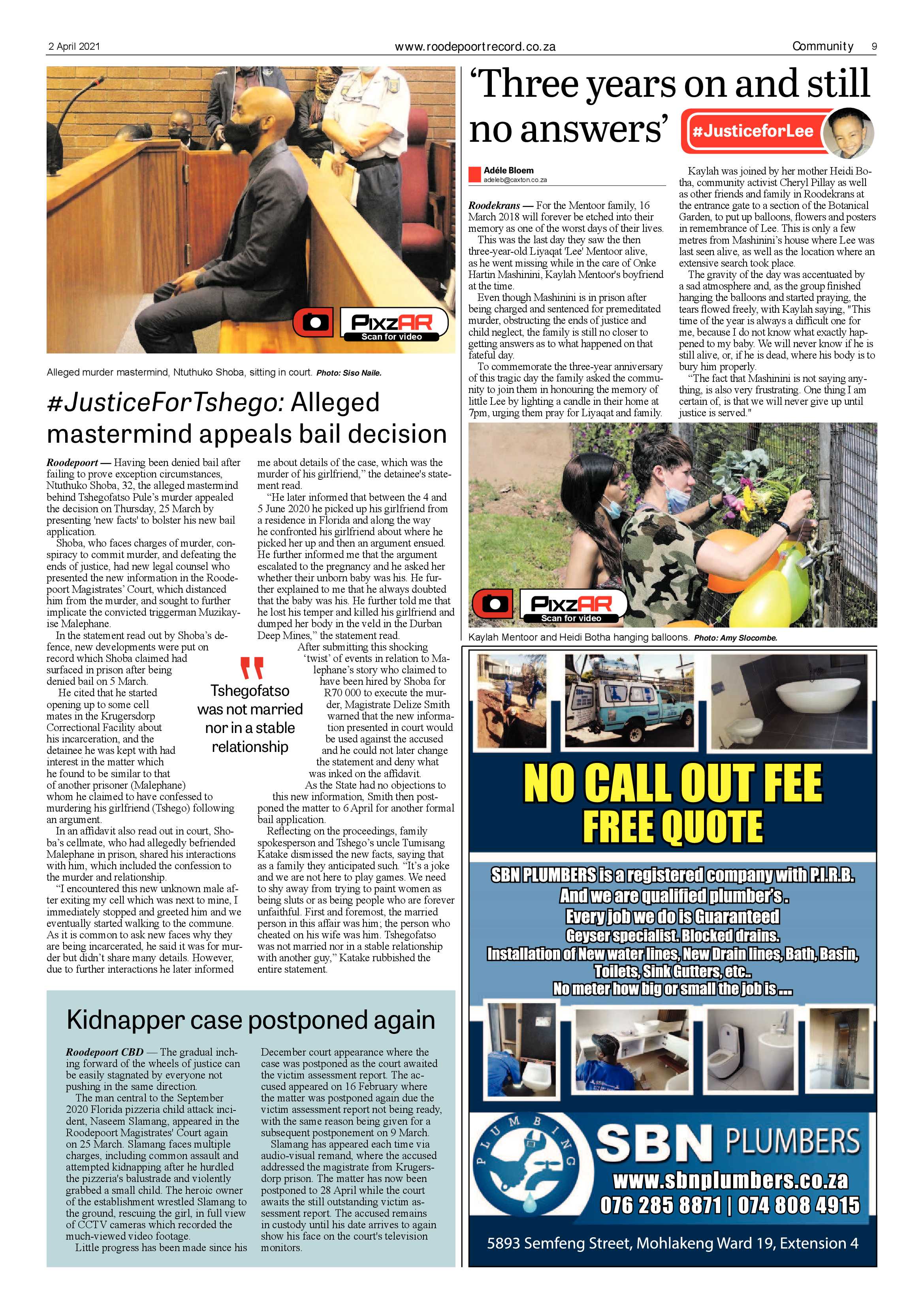Roodepoort Record 2 April 2021 page 9