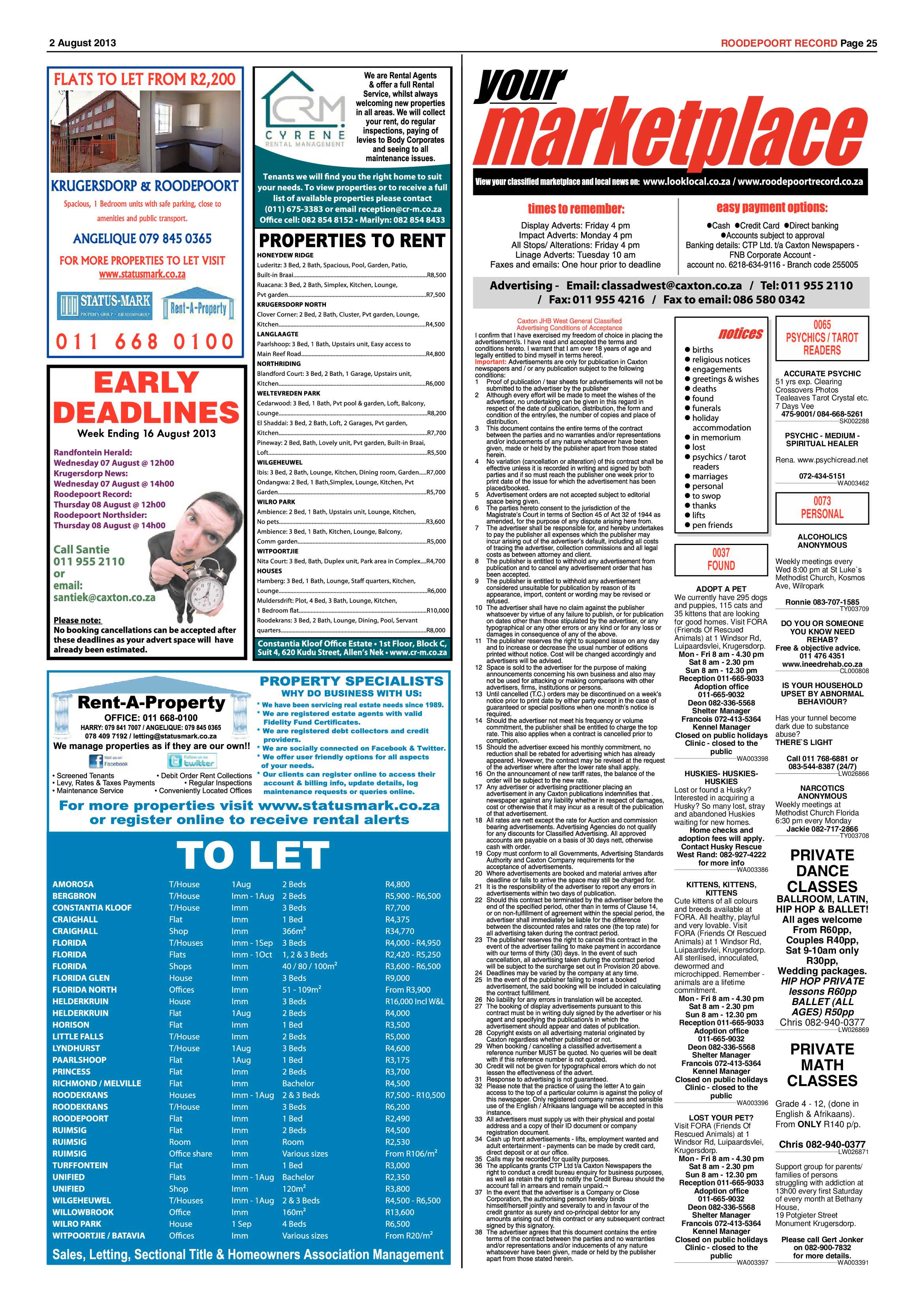 Roodepoort Record 17 June 2016 page 25