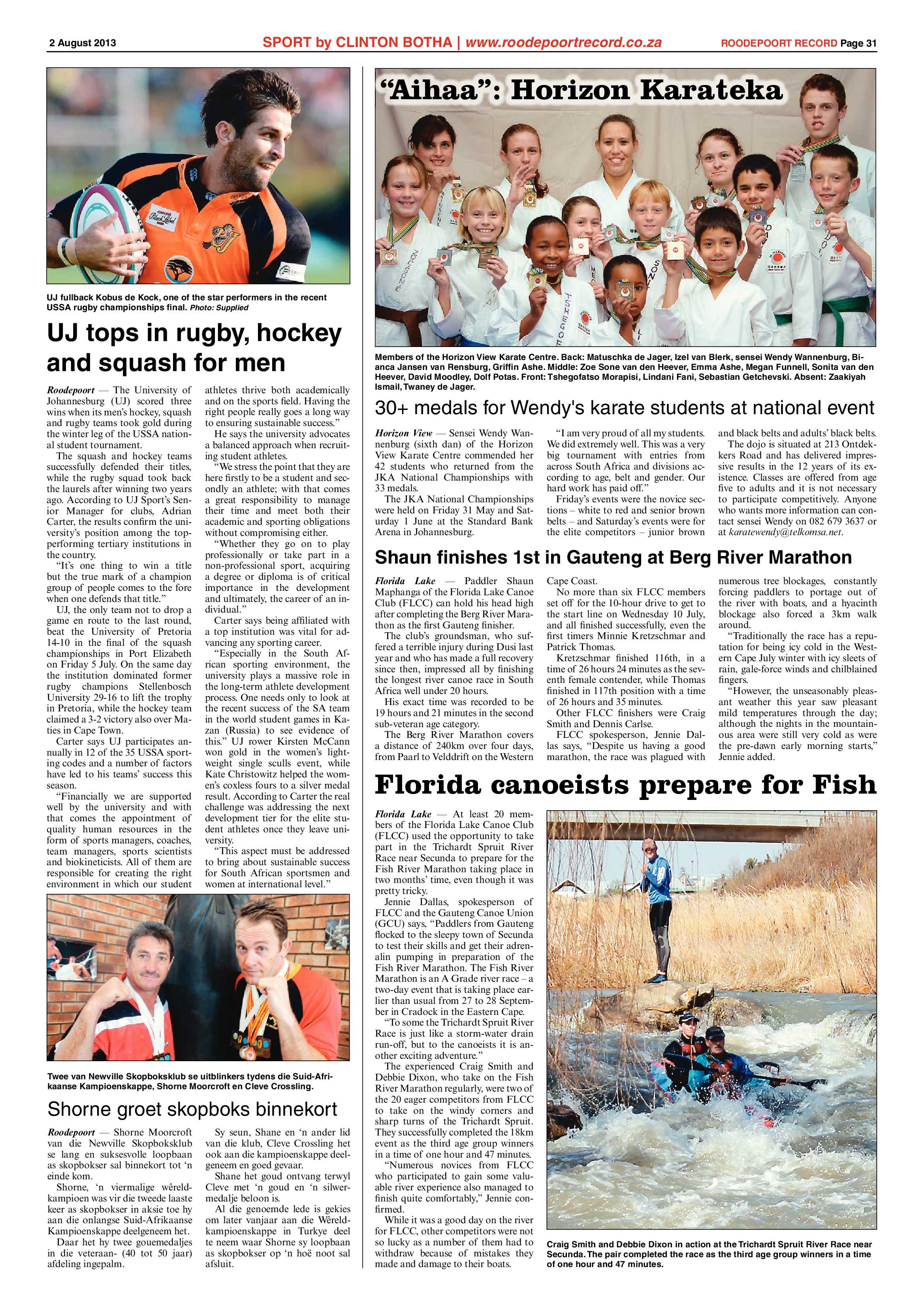 Roodepoort Record 17 June 2016 page 31