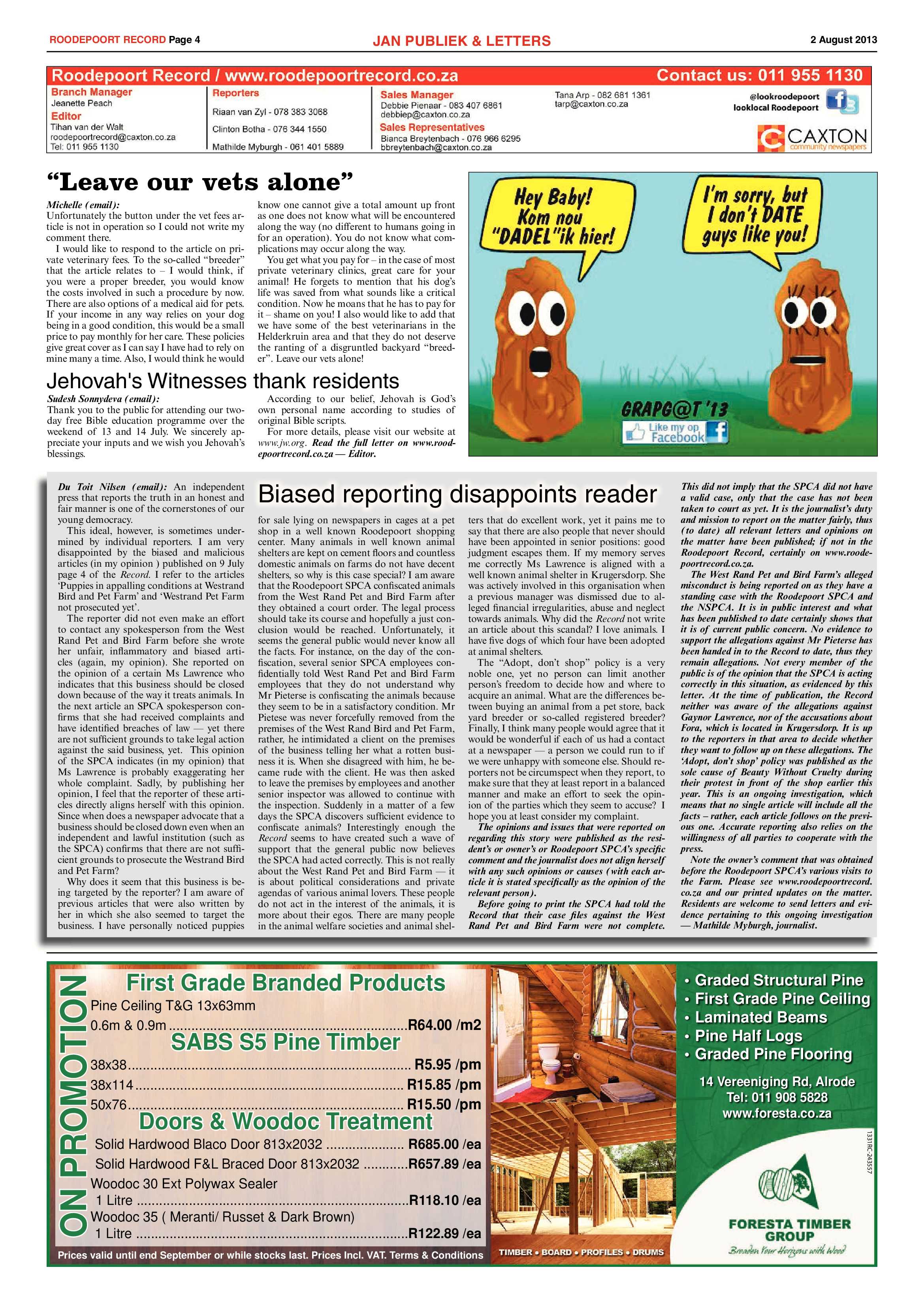 Roodepoort Record 17 June 2016 page 4