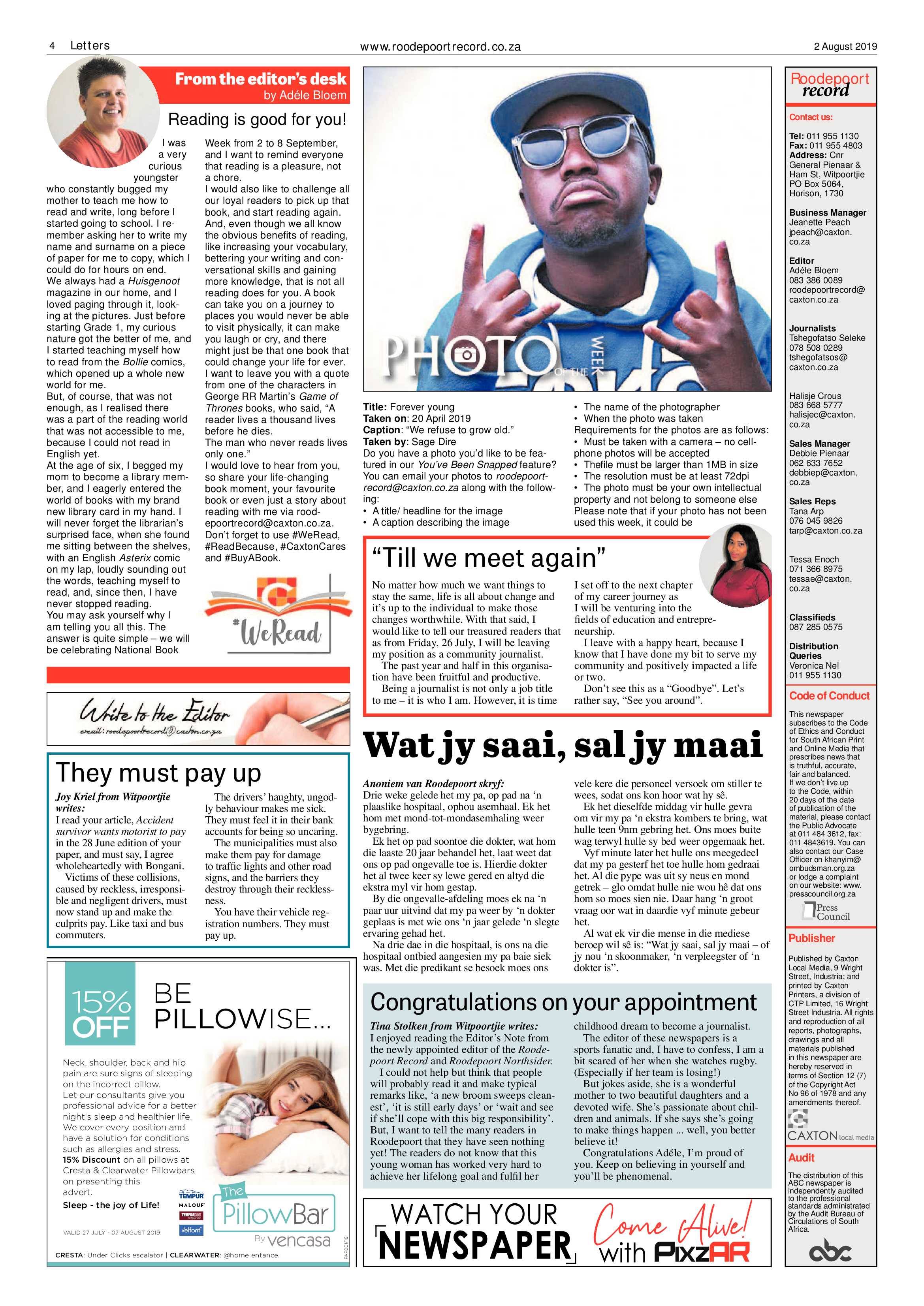 Roodepoort Record 2 August 2019 page 4