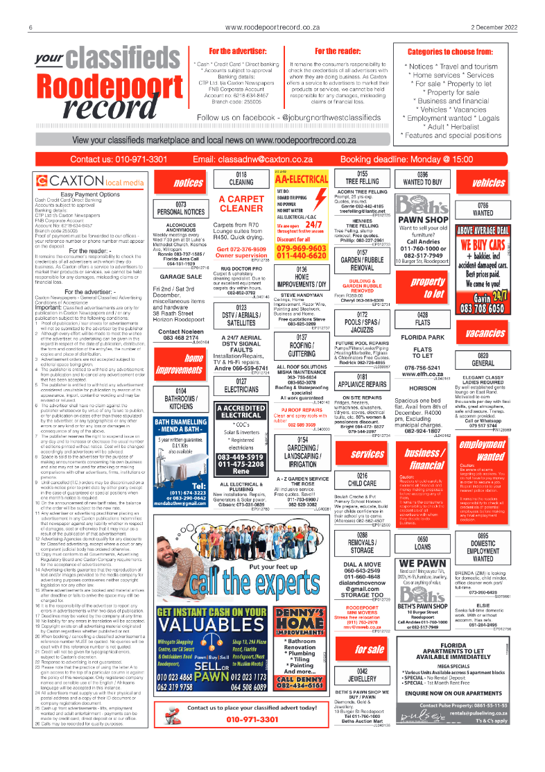 Roodepoort Record 2 December 2022 page 6