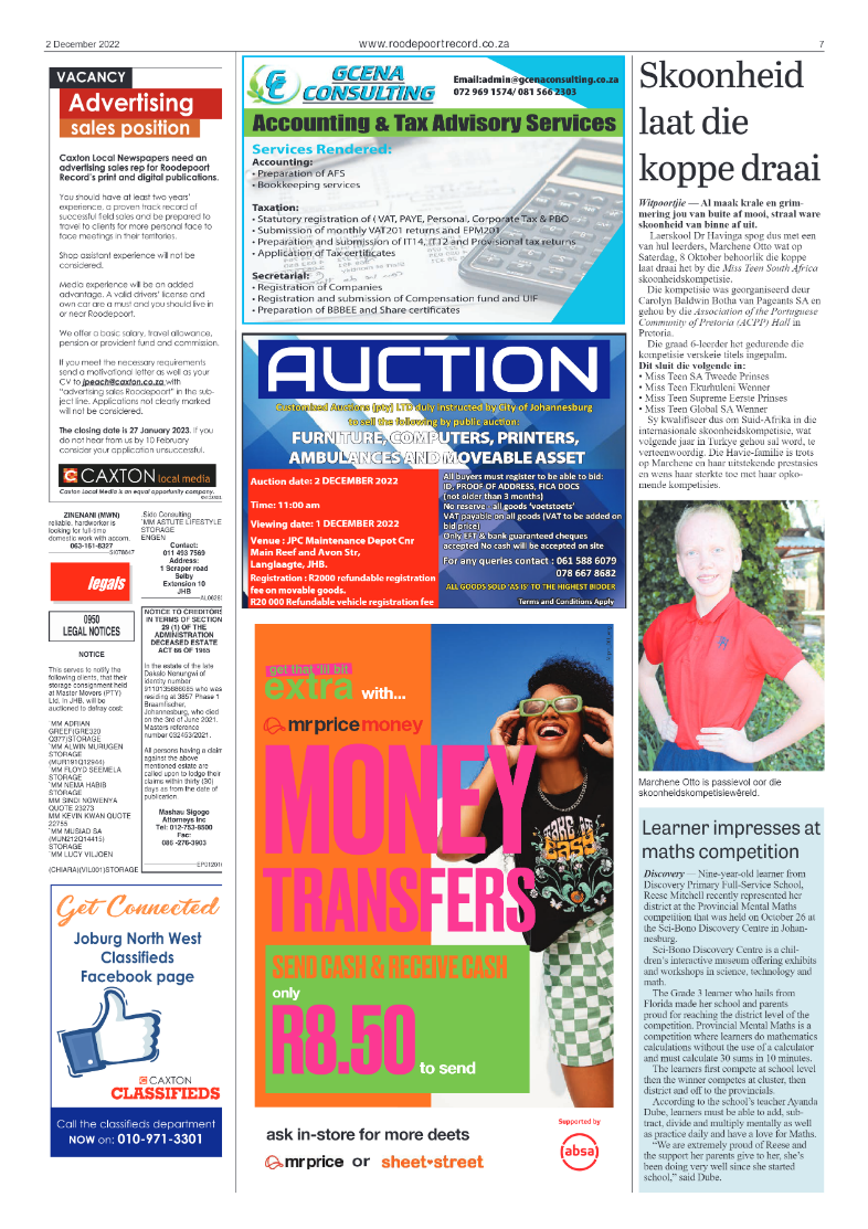 Roodepoort Record 2 December 2022 page 7