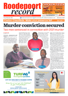 Roodepoort Record 2 December 2022
