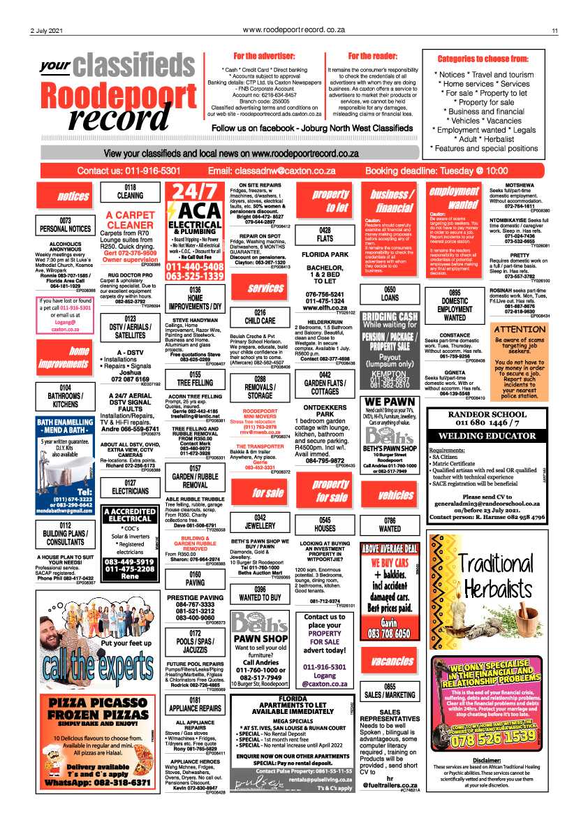 Roodepoort Record 2 July 2021 page 11