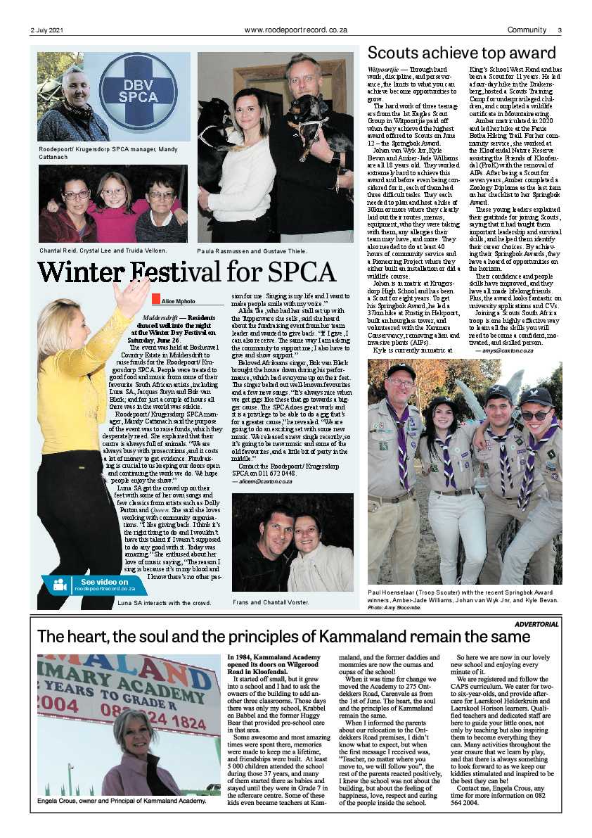 Roodepoort Record 2 July 2021 page 3