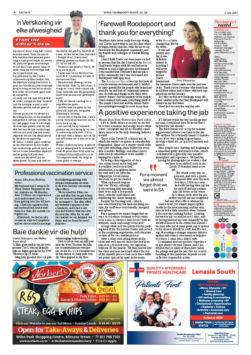 Roodepoort Record 2 July 2021 page 4
