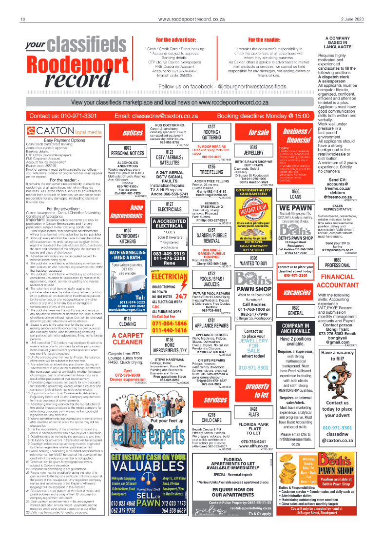 Roodepoort Record 2 June 2023 page 10