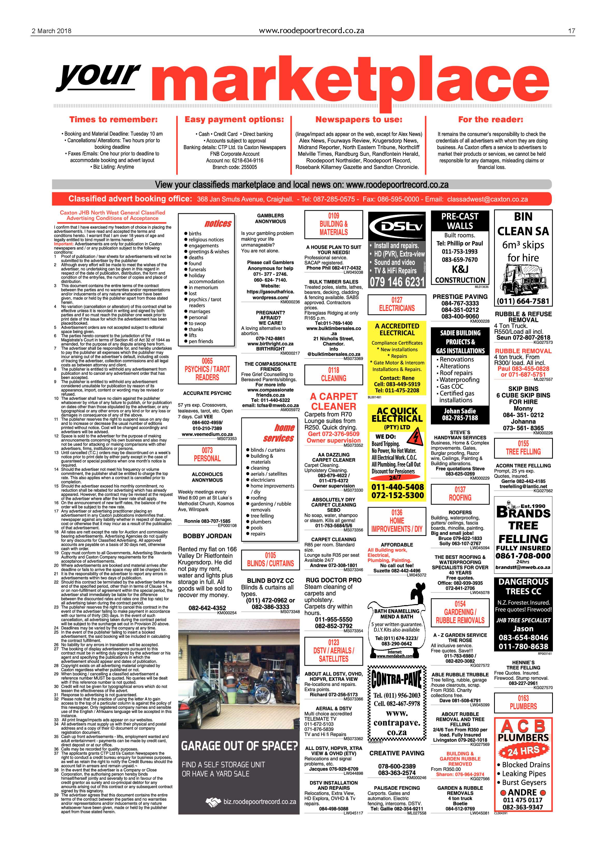 Roodepoort Record 2 March 2018 page 17