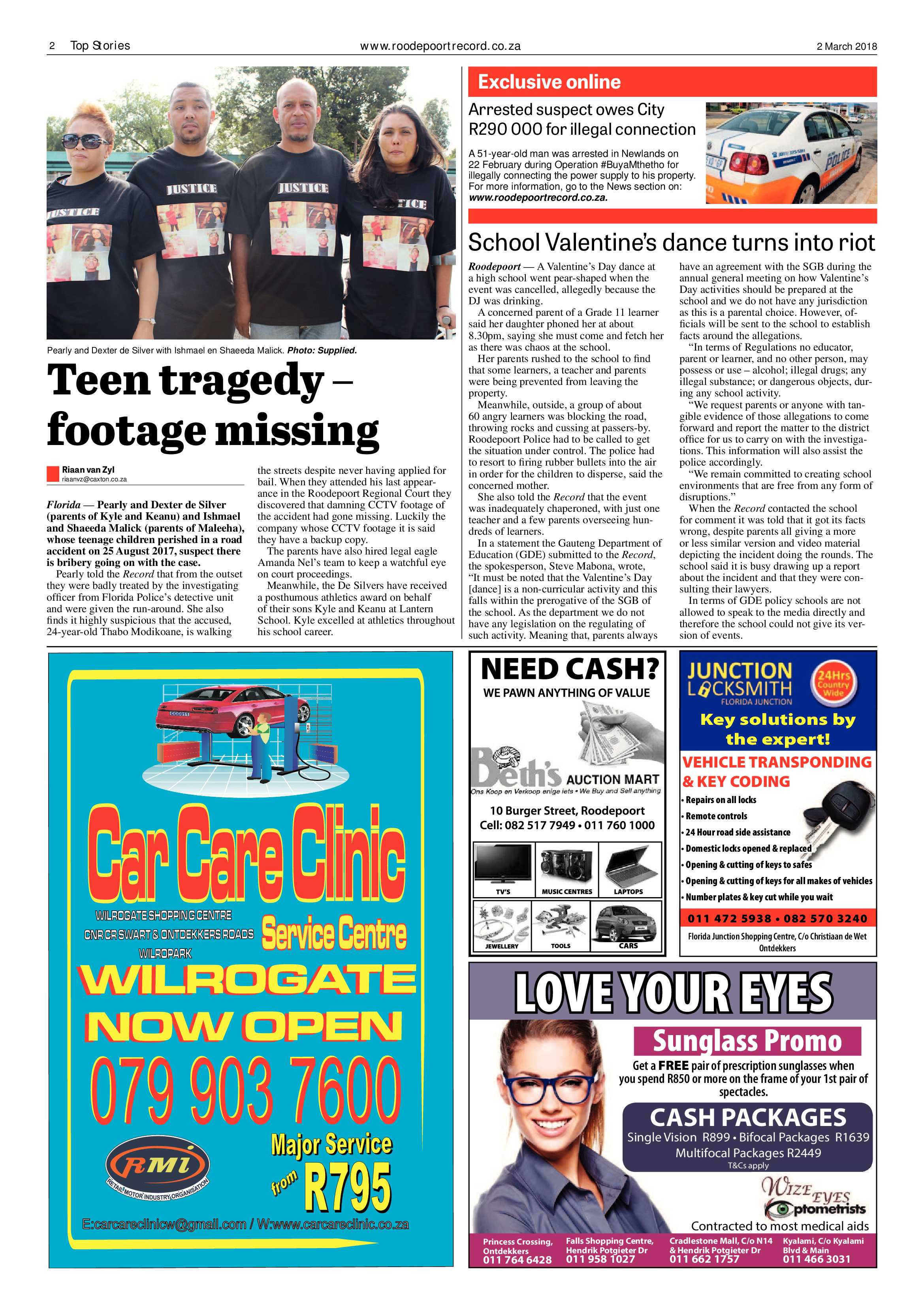 Roodepoort Record 2 March 2018 page 2